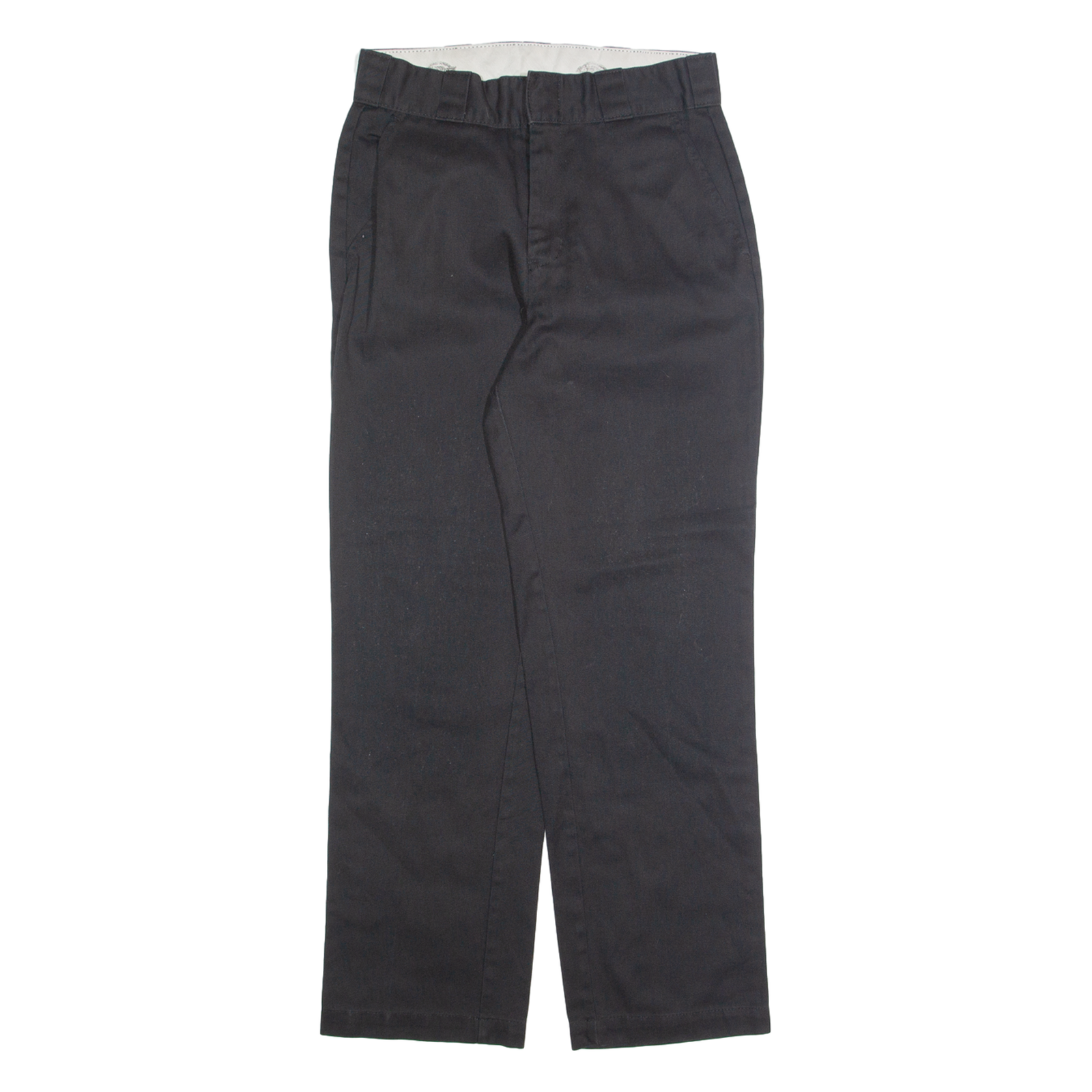 DICKIES Chino Womens Trousers Black Regular Straight W26 L26 Refurbished - N/A refurbished available on Cerqular