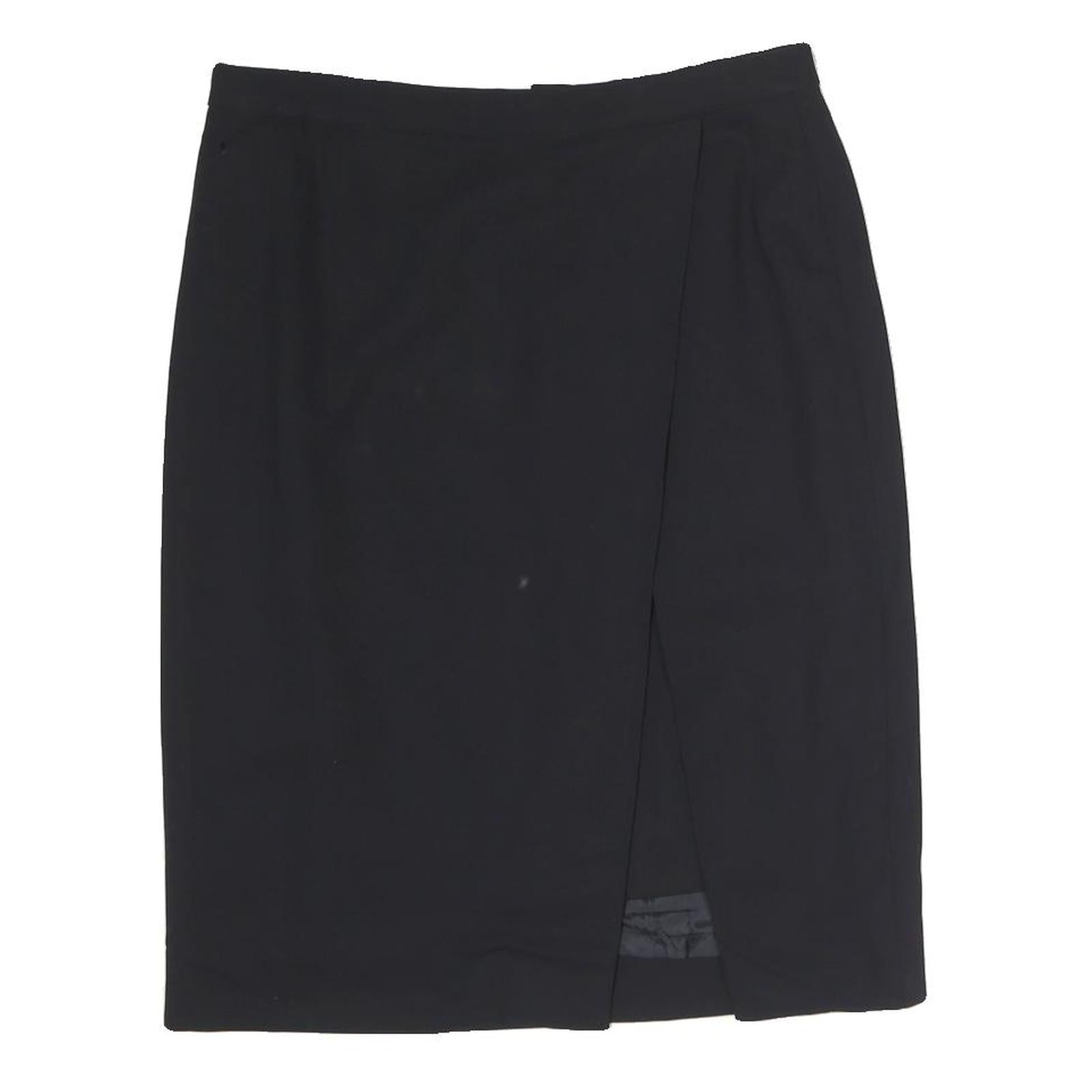 ESCADA Womens Black Classic Pencil Knee Length Cotton Skirt M Smart Formal Refurbished - N/A refurbished available on Cerqular