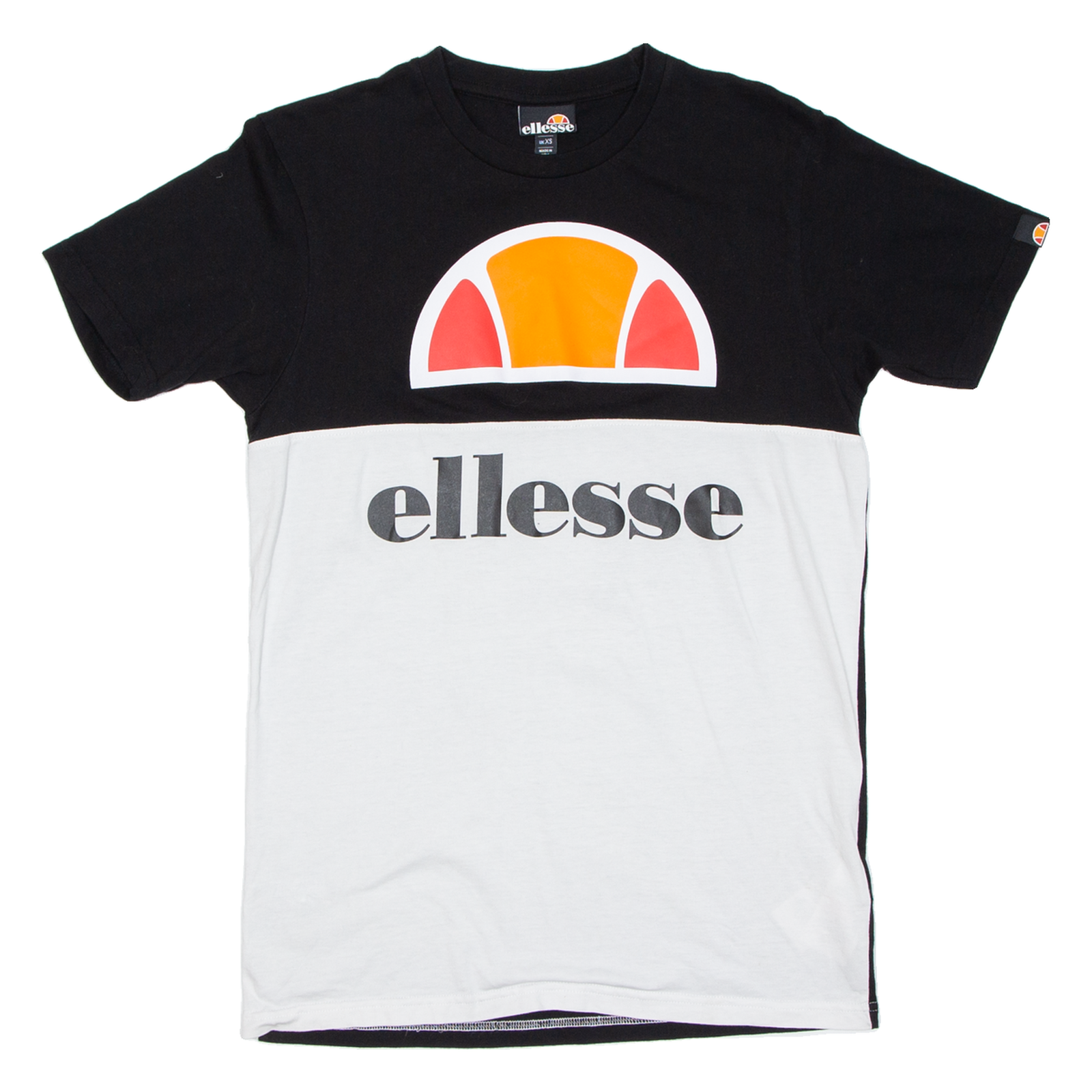 ELLESSE Mens T-Shirt Black XS Refurbished - N/A refurbished available on Cerqular