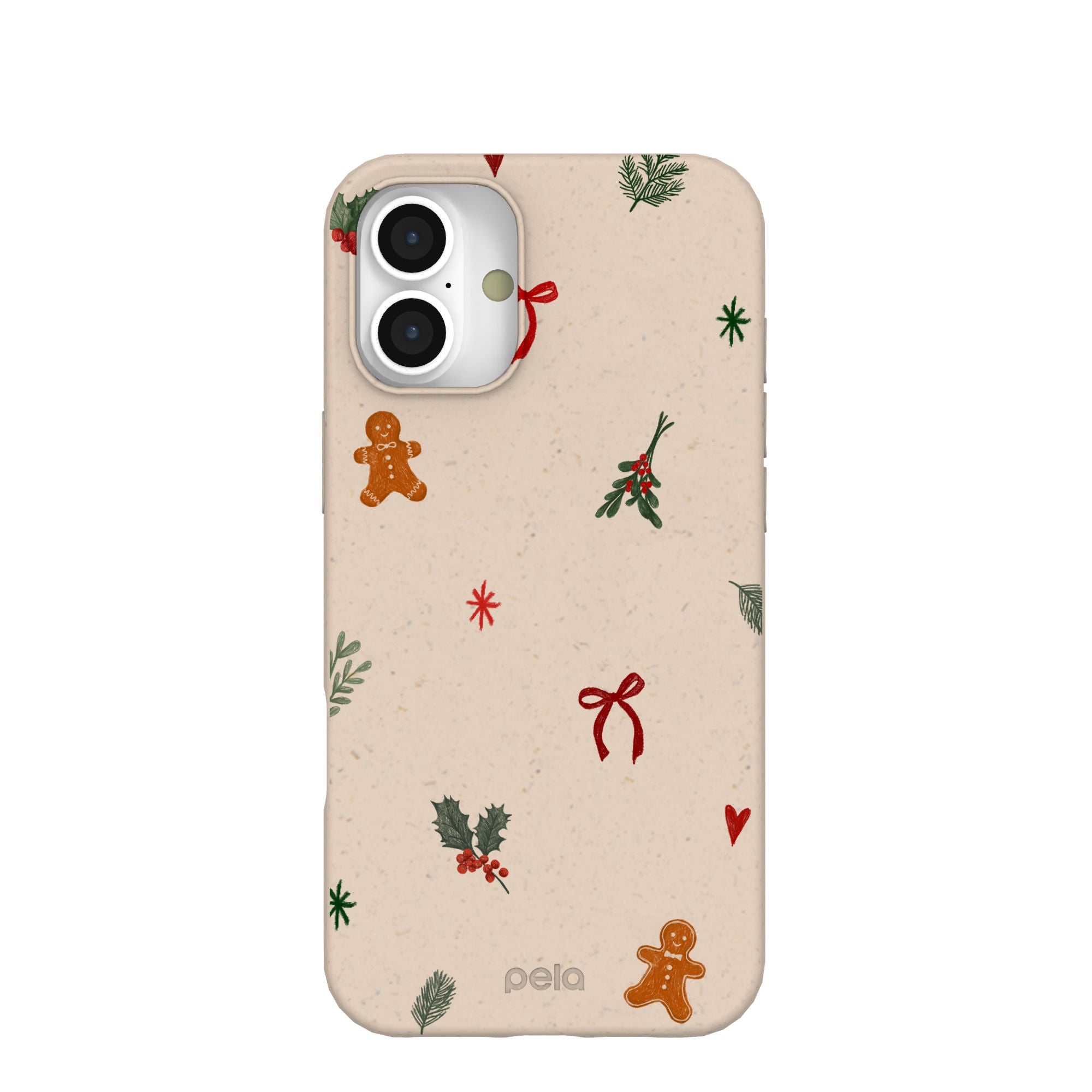 Seashell Be Merry iPhone 16 Plus Case Refurbished - Pela Case refurbished available on Cerqular