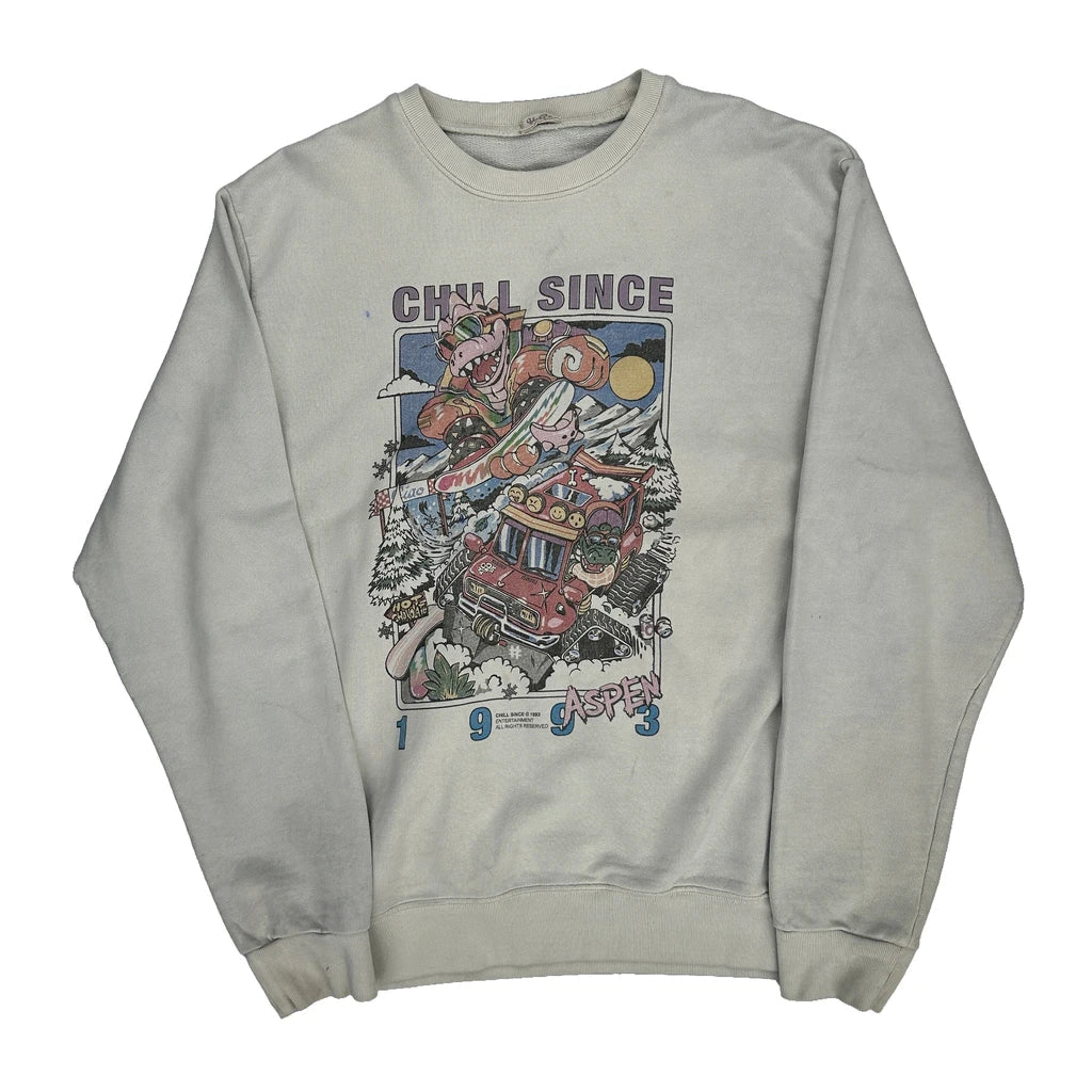 Buy Aspen Aspen Gold Graphic Sweatshirt - Large Cream Cotton Refurbished - $57.61 Aspen Aspen Gold Graphic Sweatshirt - Large Cream Cotton Refurbished - Thrifted (note: this is a term often used to describe second- refurbished available on Cerqular