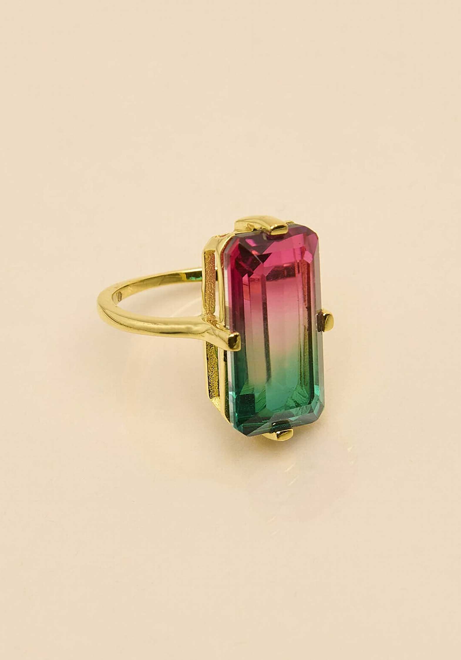 Ring Brpa6 Rose-Aqua | Color: ROSE AQUA | Size: 52 Refurbished - Rue Madame is a known brand, and the standardized name is " refurbished available on Cerqular