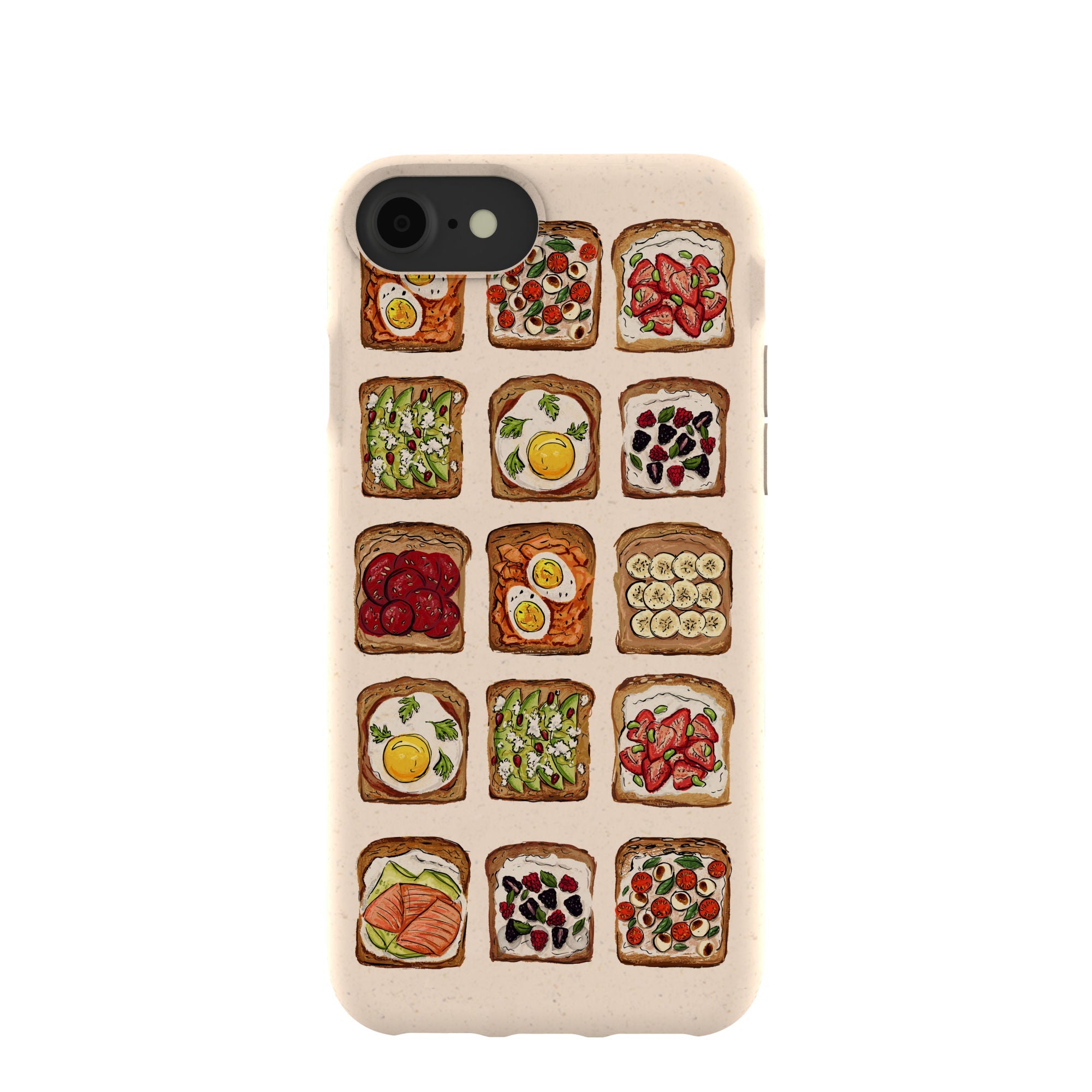 Seashell Toasted iPhone 6/6s/7/8/SE Case Refurbished - Pela Case refurbished available on Cerqular