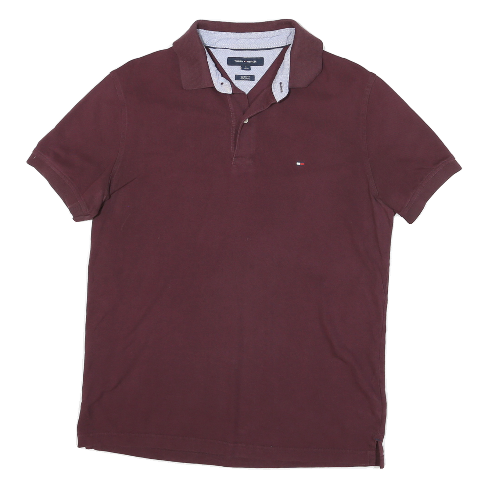 Buy TOMMY HILFIGER Mens Maroon Polo Shirt M Short Sleeve Slim Fit Cotton Blend Refurbished - $32.49 TOMMY HILFIGER Mens Maroon Polo Shirt M Short Sleeve Slim Fit Cotton Blend Refurbished - N/A refurbished available on Cerqular