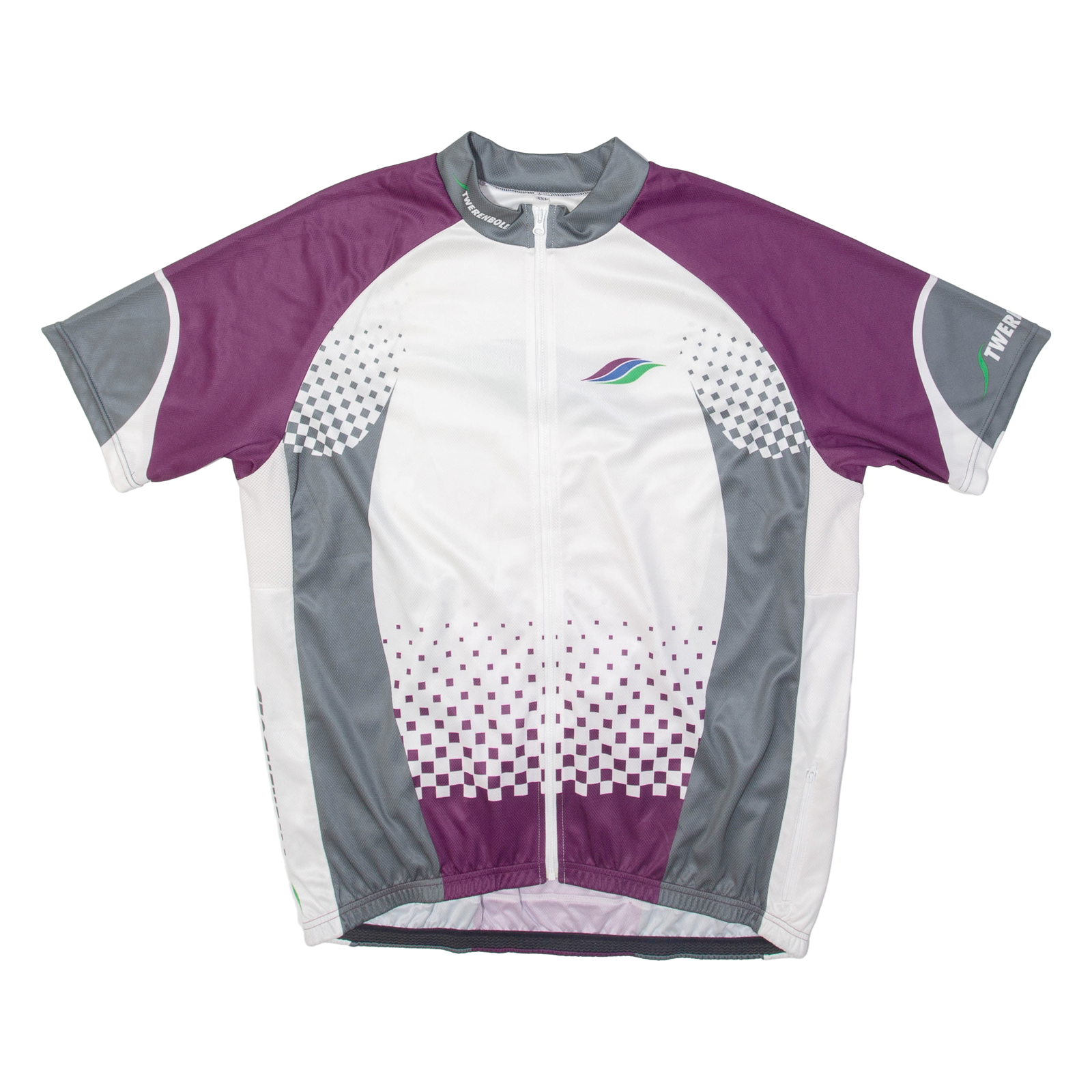 TWERENBOLD Full Zip Cycling Mens Jersey White 2XL Refurbished - N/A refurbished available on Cerqular