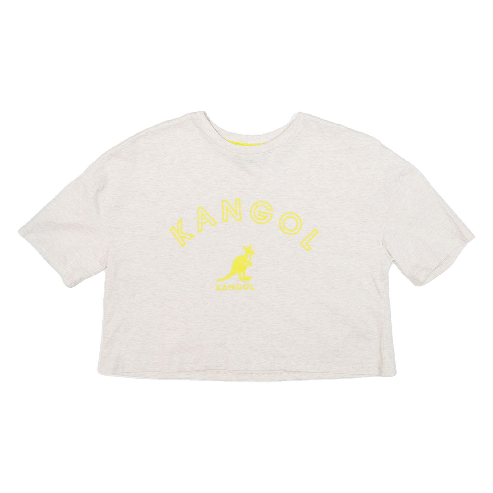 KANGOL Cropped Womens T-Shirt Grey UK 4 Refurbished - N/A refurbished available on Cerqular
