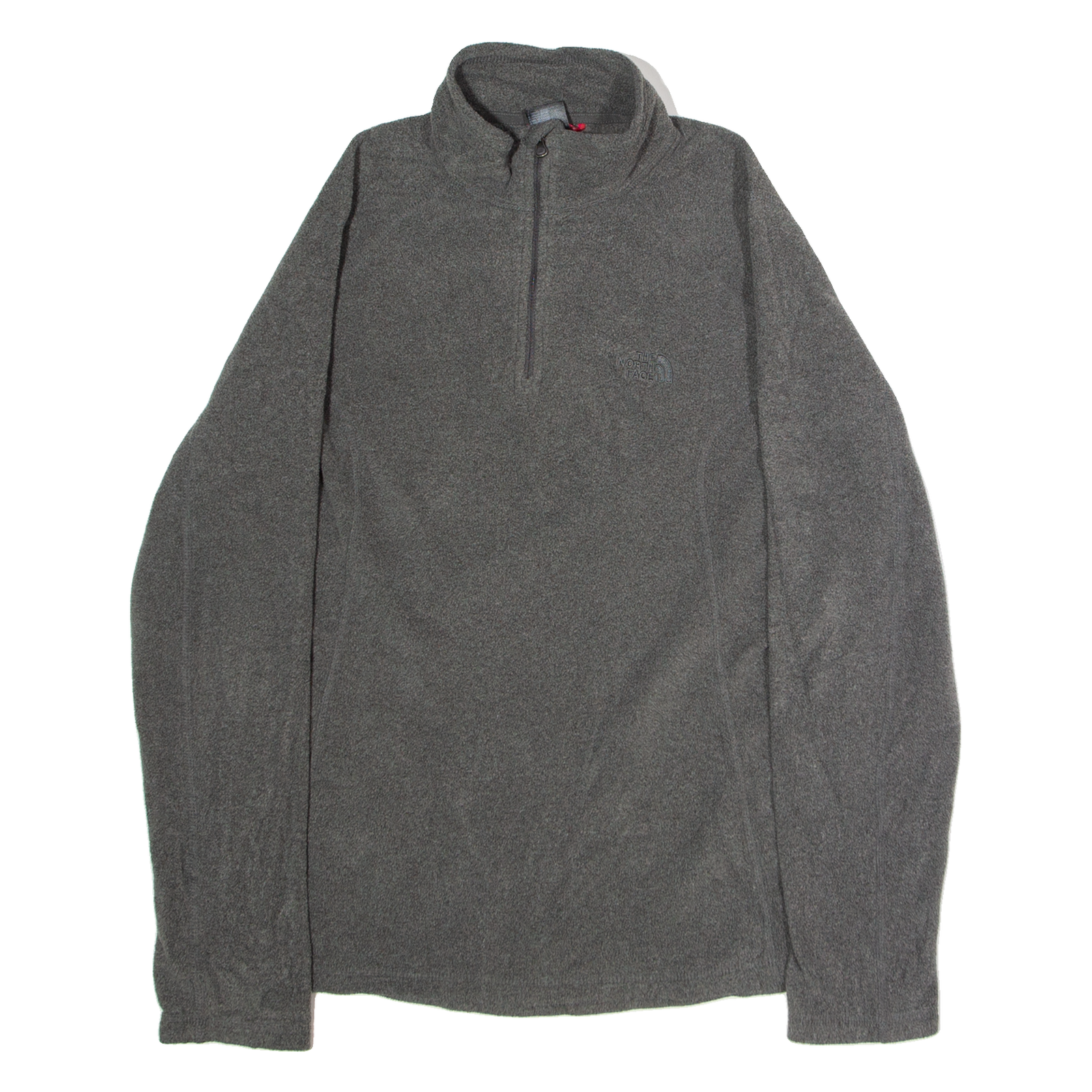 THE NORTH FACE Womens Fleece Grey 1/4 Zip L Refurbished - N/A refurbished available on Cerqular