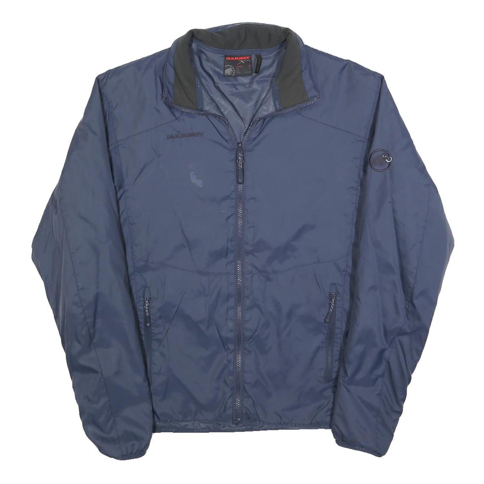 MAMMUT Womens Blue Lightweight Polyester Blend Jacket M Outdoor Zip Refurbished - N/A refurbished available on Cerqular