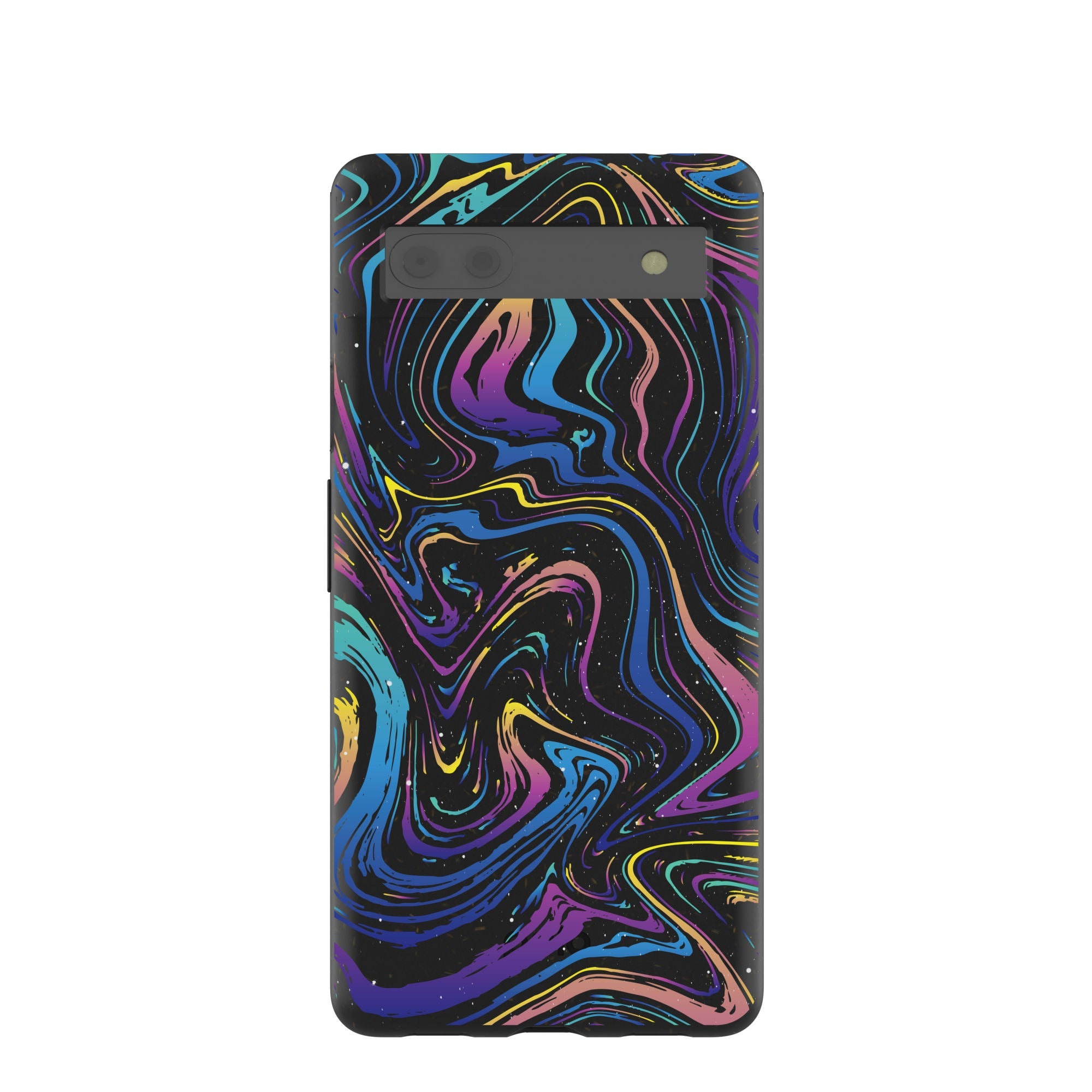 Black Galaxy Swirls Google Pixel 6a Case Refurbished - Pela Case refurbished available on Cerqular