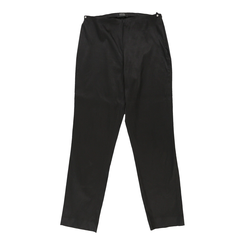 Buy Versace V2 Classic Trousers - 30W UK 10 Black Polyamide Refurbished - $36.17 Versace V2 Classic Trousers - 30W UK 10 Black Polyamide Refurbished - Thrifted (note: this is a term often used to describe second- refurbished available on Cerqular