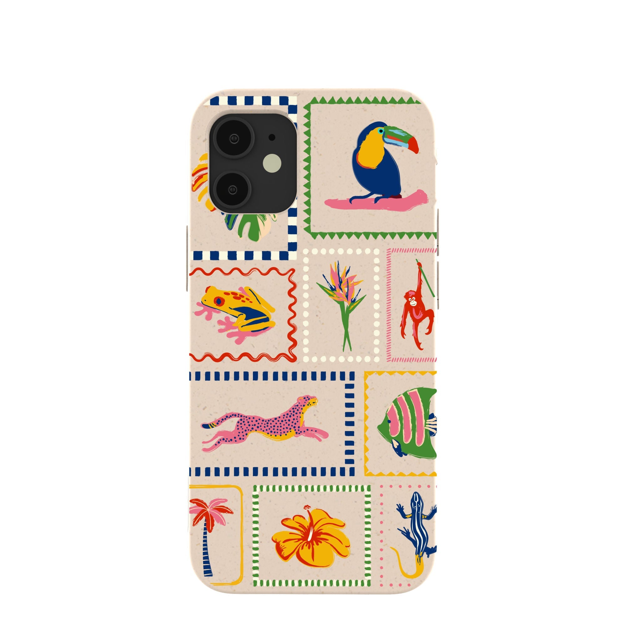 Seashell Tropical Paradise iPhone 12 Mini Case Refurbished - Pela Case refurbished available on Cerqular