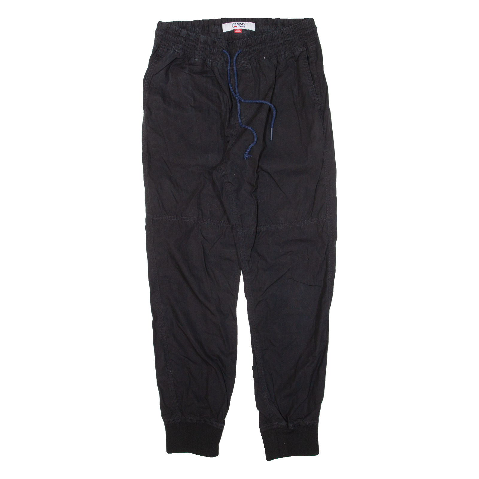 TOMMY HILFIGER Mens Trousers Black Regular Tapered W28 L27 Refurbished - N/A refurbished available on Cerqular