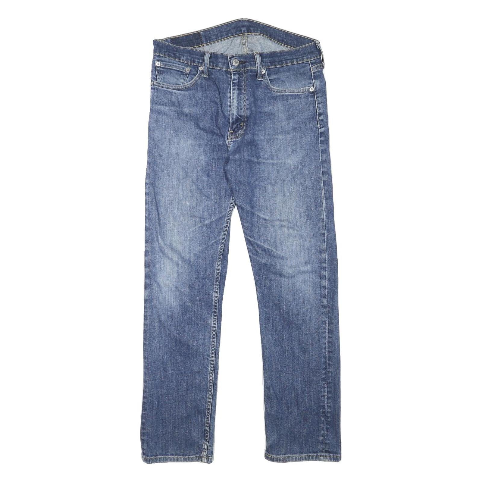 LEVI'S Mens Regular Blue Denim Jeans W30 L28 Classic Zip Cotton Blend Refurbished - N/A refurbished available on Cerqular