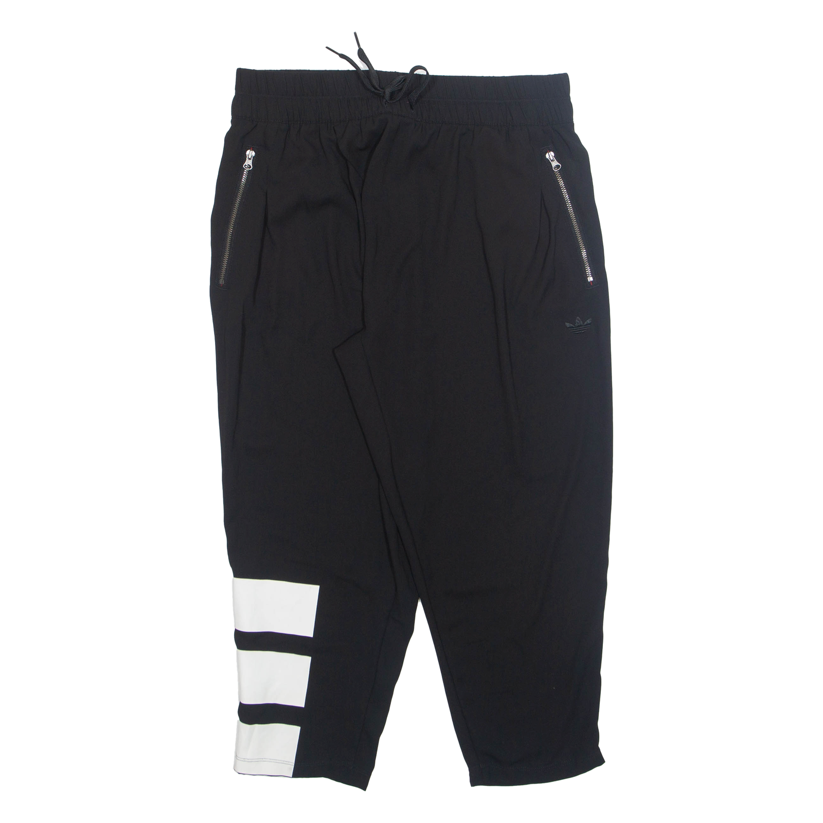 ADIDAS Womens Trousers Black Regular Straight W28 L23 Refurbished - N/A refurbished available on Cerqular