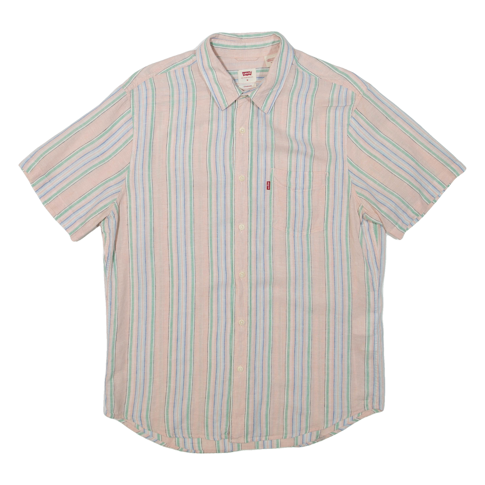 Buy LEVI'S Mens Shirt Pink Striped M Refurbished - $28.59 LEVI'S Mens Shirt Pink Striped M Refurbished - N/A refurbished available on Cerqular