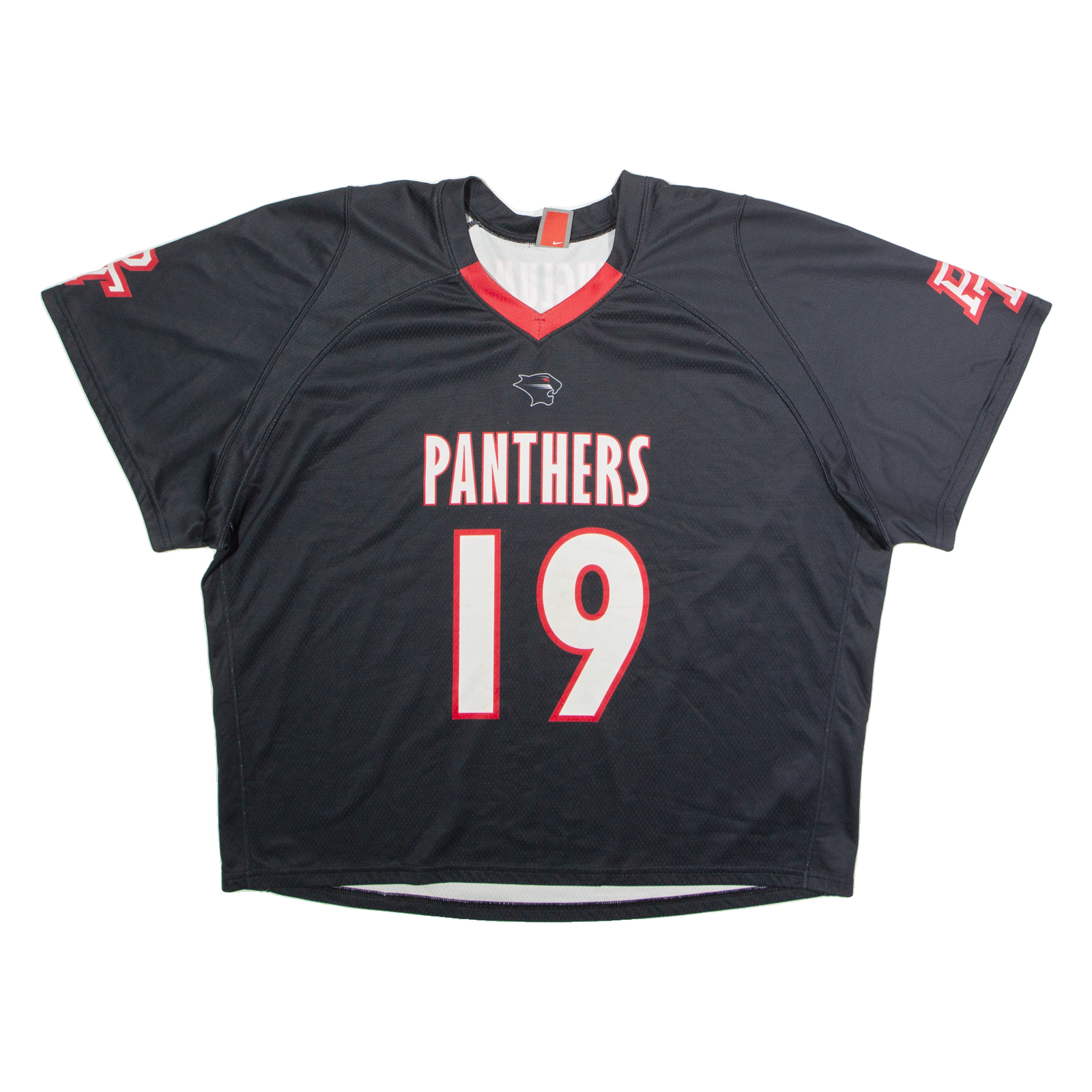 NIKE Park Tudor Panthers #19 Englum Mens Jersey Black USA V-Neck 2XL Refurbished - N/A refurbished available on Cerqular