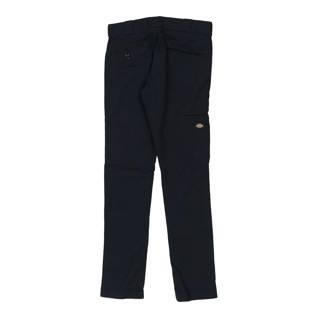 Dickies Skinny Trousers - 30W 33L Navy Cotton Refurbished - Thrifted (note: this is a term often used to describe second- refurbished available on Cerqular