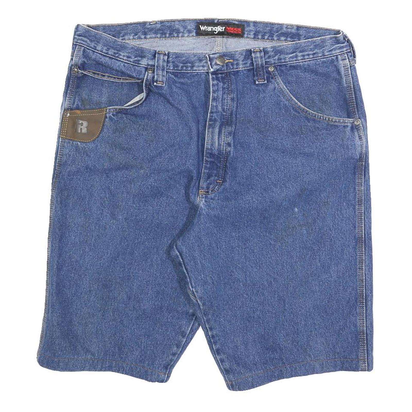 Buy WRANGLER Mens Denim Blue Cotton Blend Shorts XL W38 Casual Classic Jeans Refurbished - $25.99 WRANGLER Mens Denim Blue Cotton Blend Shorts XL W38 Casual Classic Jeans Refurbished - N/A refurbished available on Cerqular