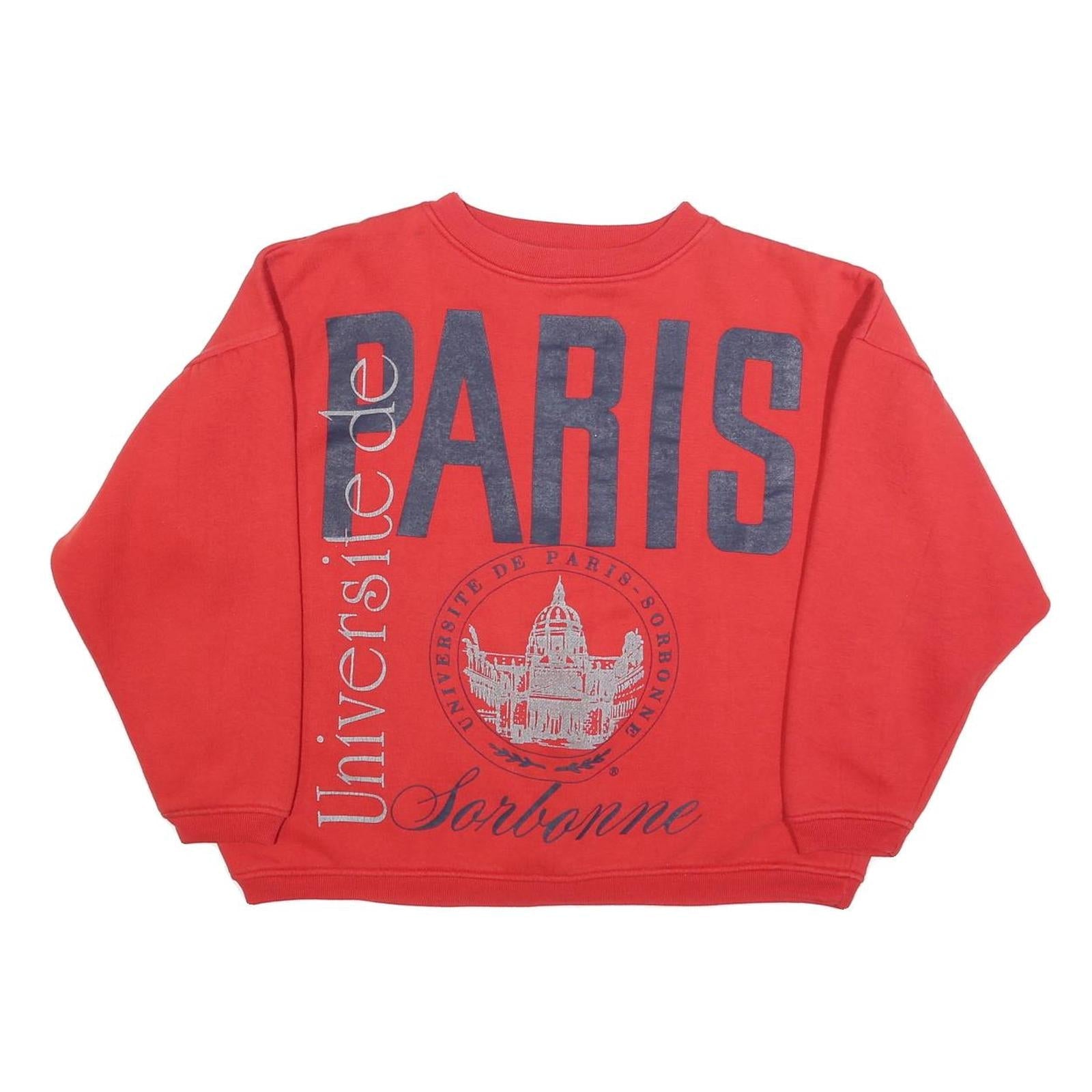 Buy PARIS SPORTS CLUB Womens Red Crew Neck L Sweatshirt Cotton Blend Casual Refurbished - $32.49 PARIS SPORTS CLUB Womens Red Crew Neck L Sweatshirt Cotton Blend Casual Refurbished - N/A refurbished available on Cerqular