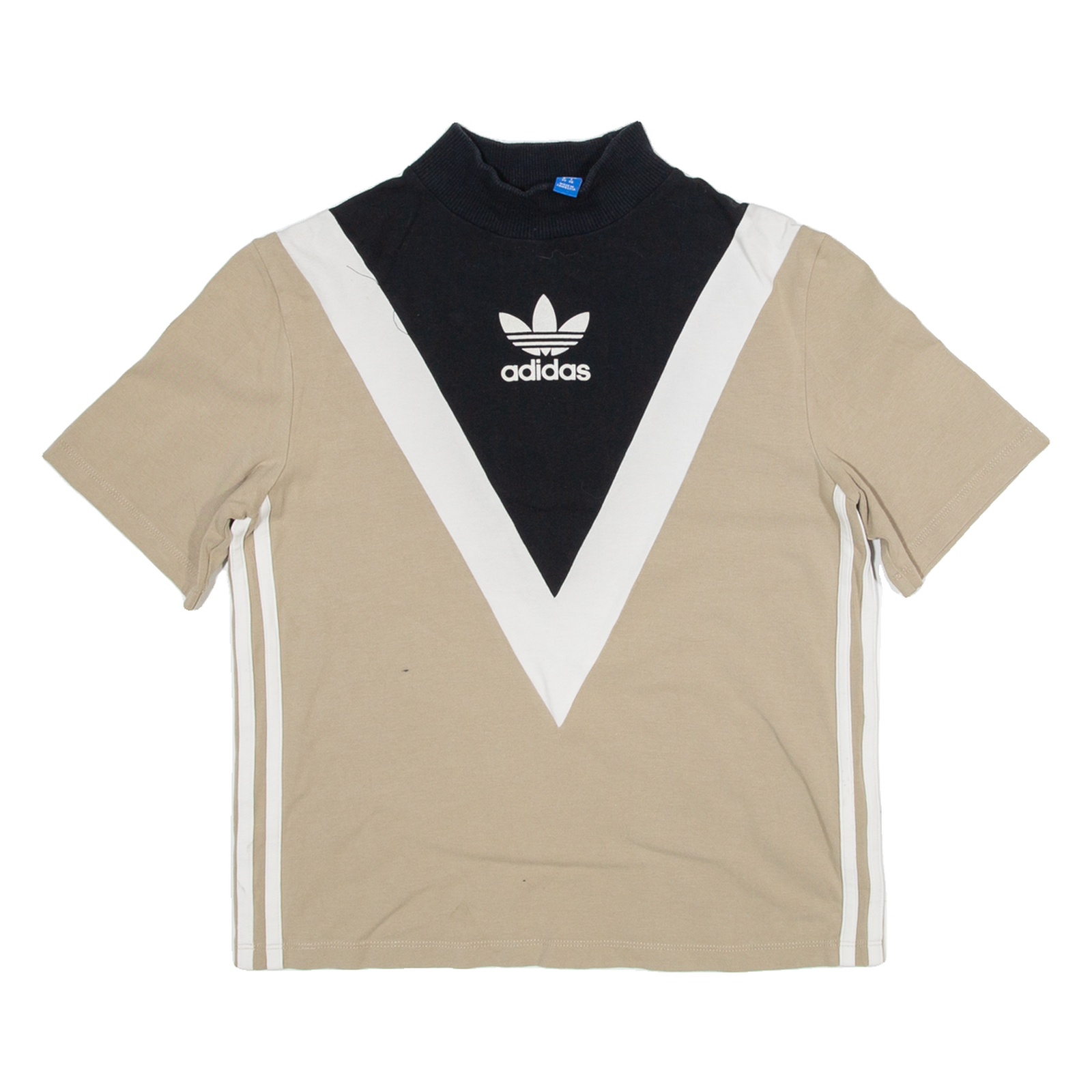 ADIDAS Womens T-Shirt Brown UK 4 Refurbished - N/A refurbished available on Cerqular