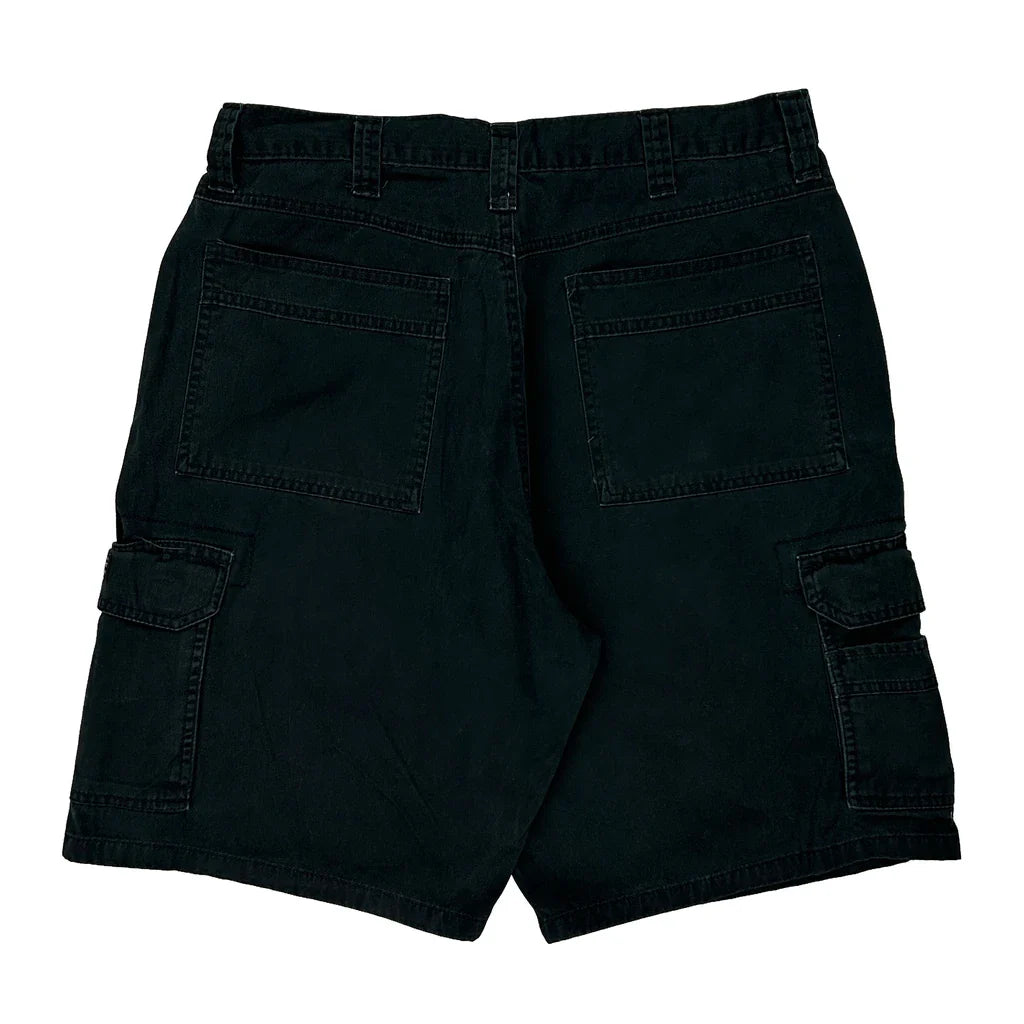 Buy Wrangler Cargo Shorts - 32W 10L Black Cotton Refurbished - $28.13 Wrangler Cargo Shorts - 32W 10L Black Cotton Refurbished - Thrifted (note: this is a term often used to describe second- refurbished available on Cerqular