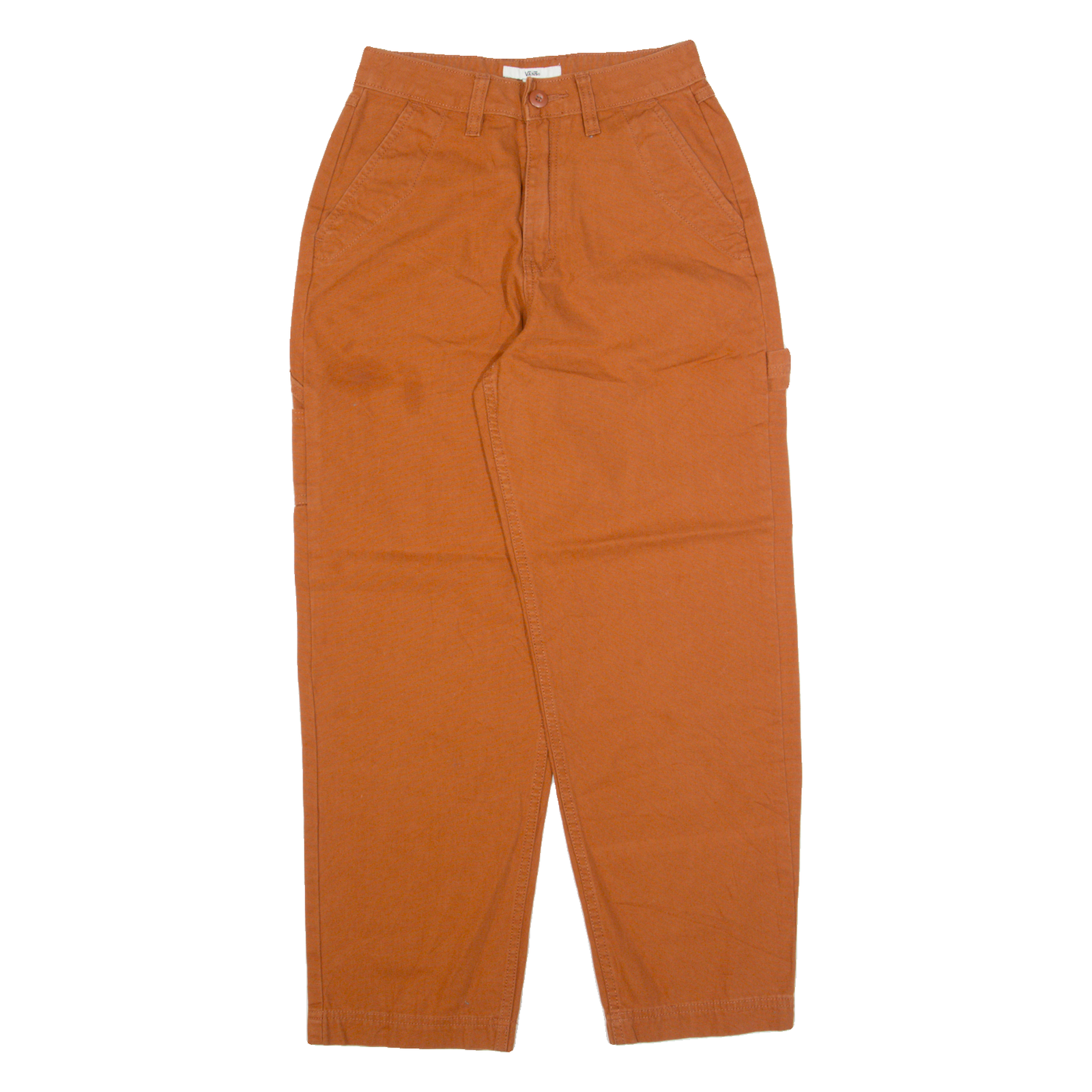 VANS Carpenter Workwear Womens Trousers Brown Regular Straight W24 L26 Refurbished - N/A refurbished available on Cerqular