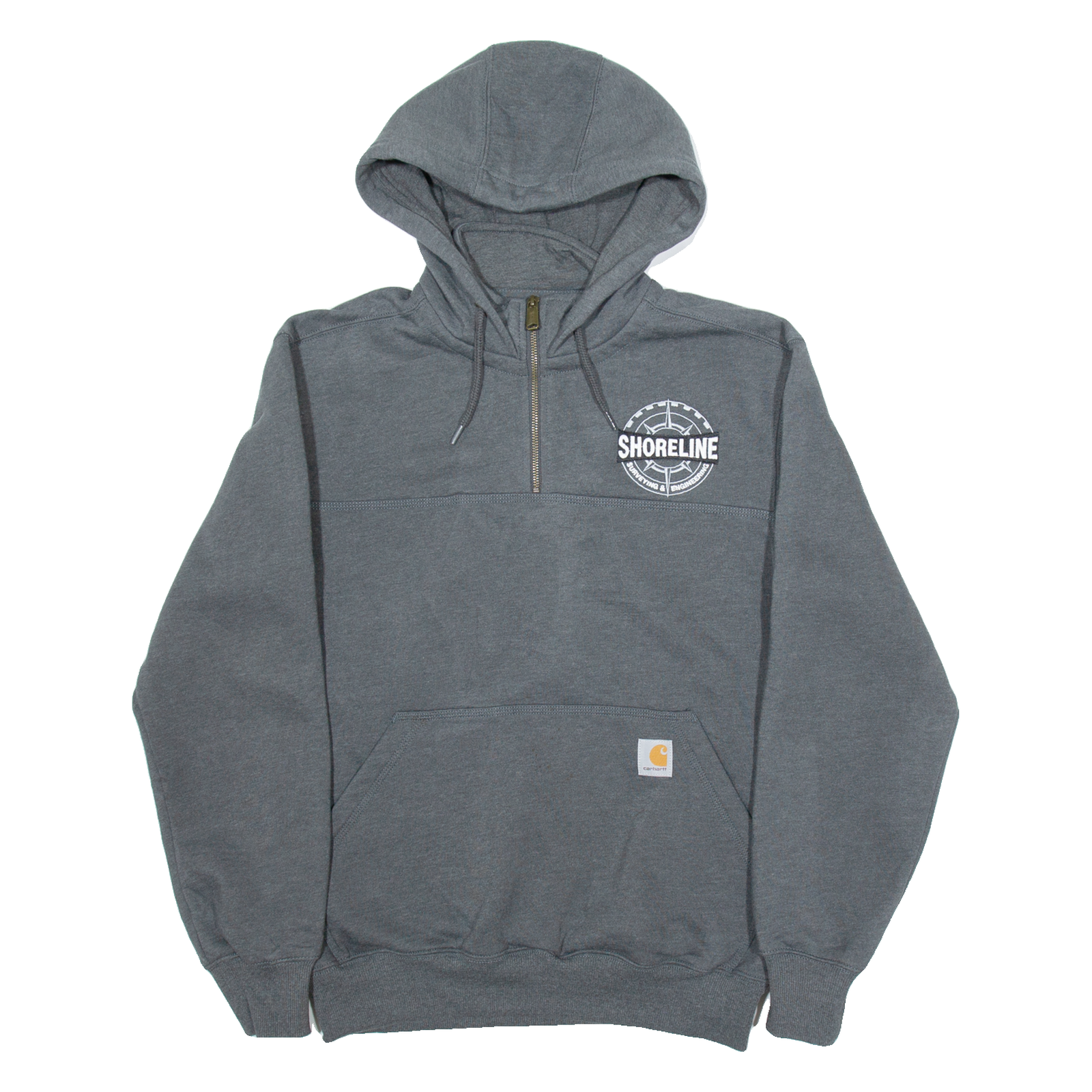 CARHARTT Shoreline Loose Fit Mens Grey Hoodie S Refurbished - N/A refurbished available on Cerqular
