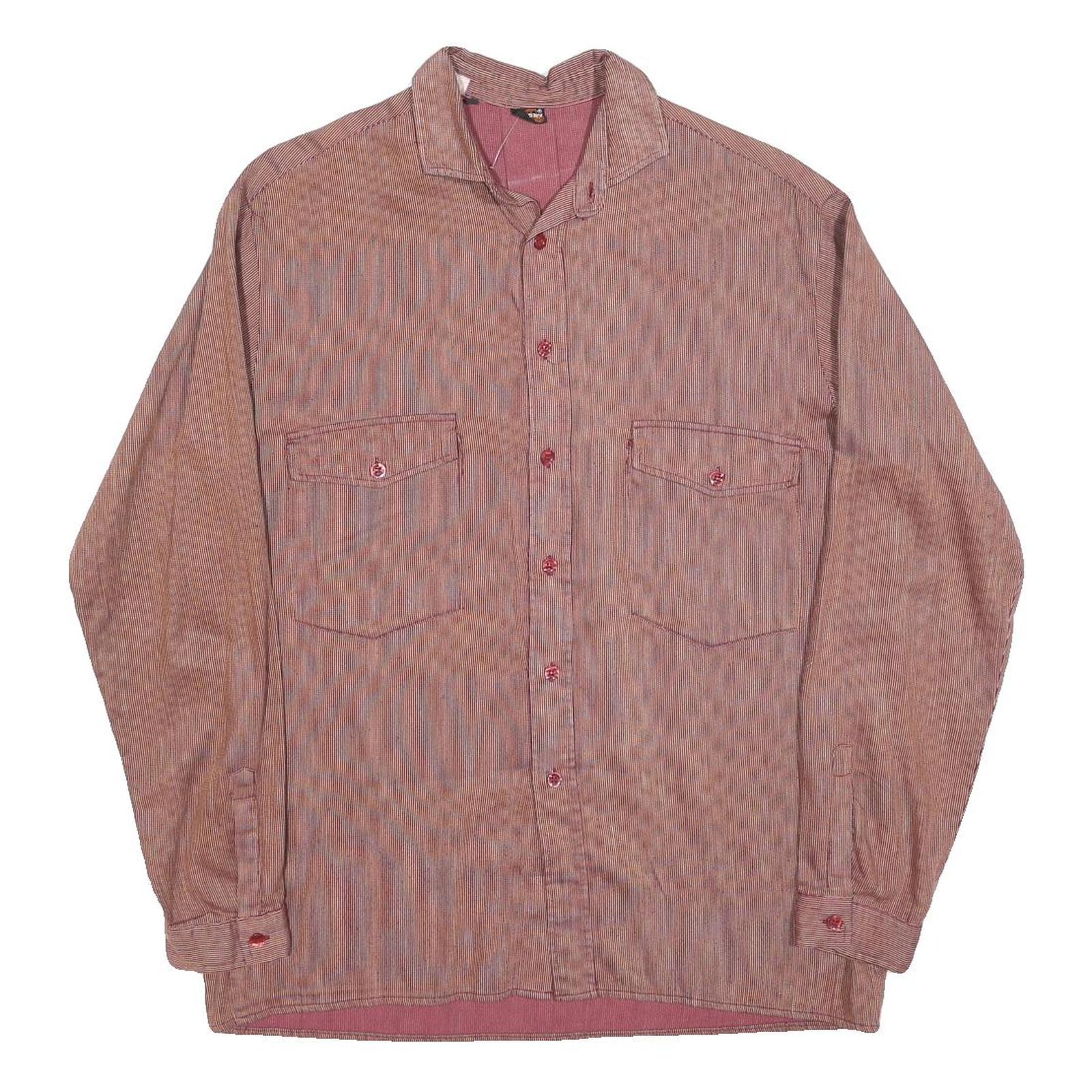 Buy CABBY Mens Red & Blue Striped Shirt M Cotton Blend Casual Workwear Long Sleeve Refurbished - $19.49 CABBY Mens Red & Blue Striped Shirt M Cotton Blend Casual Workwear Long Sleeve Refurbished - N/A refurbished available on Cerqular