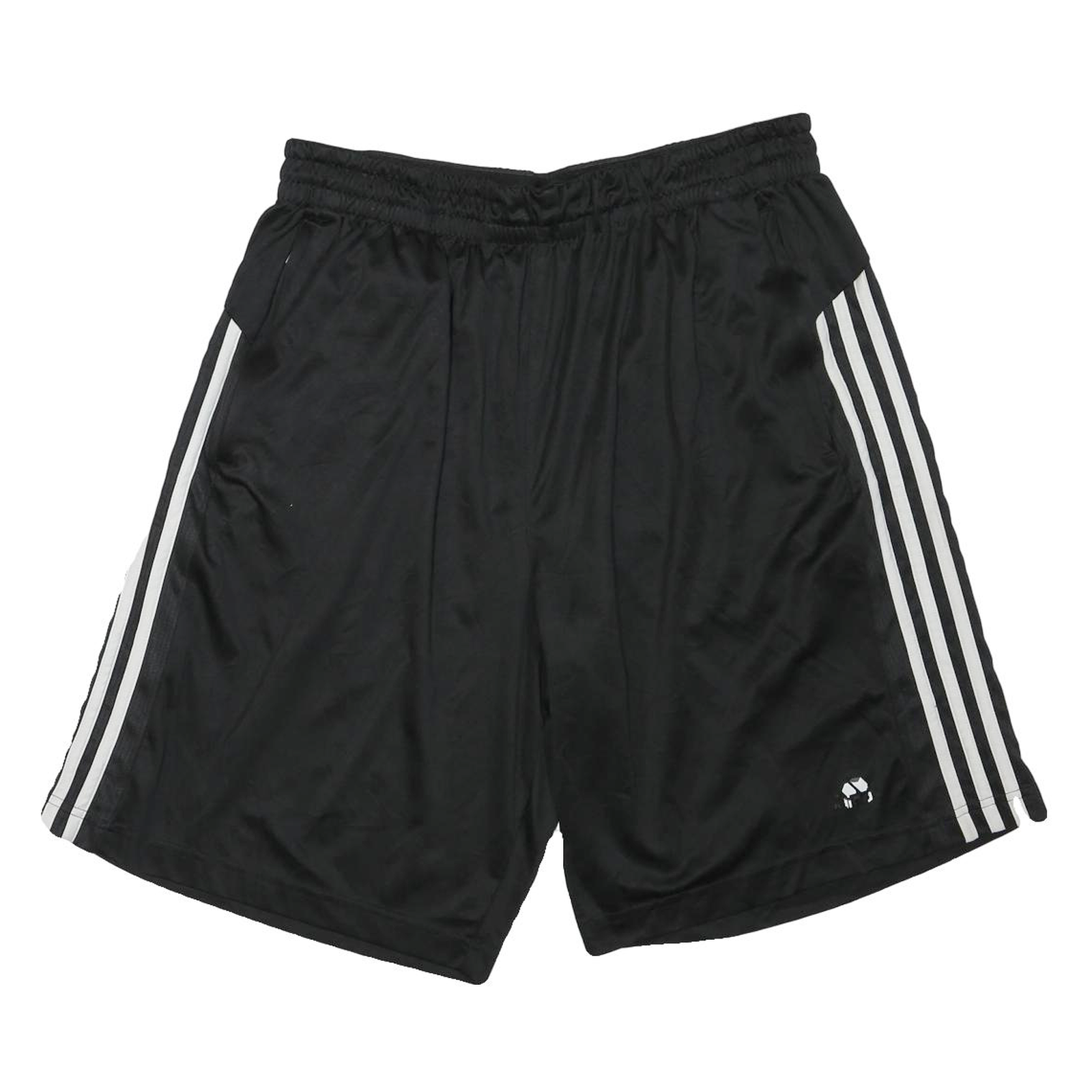 ADIDAS Mens Black Casual Shorts XL W32 Polyester Blend 3 Stripes Sporty Refurbished - N/A refurbished available on Cerqular