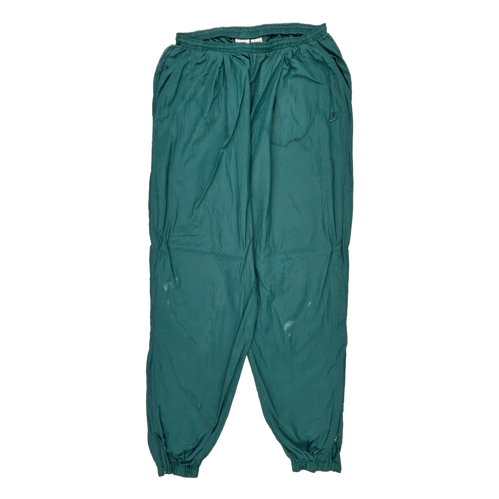 Nike Tracksuit - XL Green Nylon Refurbished - Thrifted (note: this is a term often used to describe second- refurbished available on Cerqular