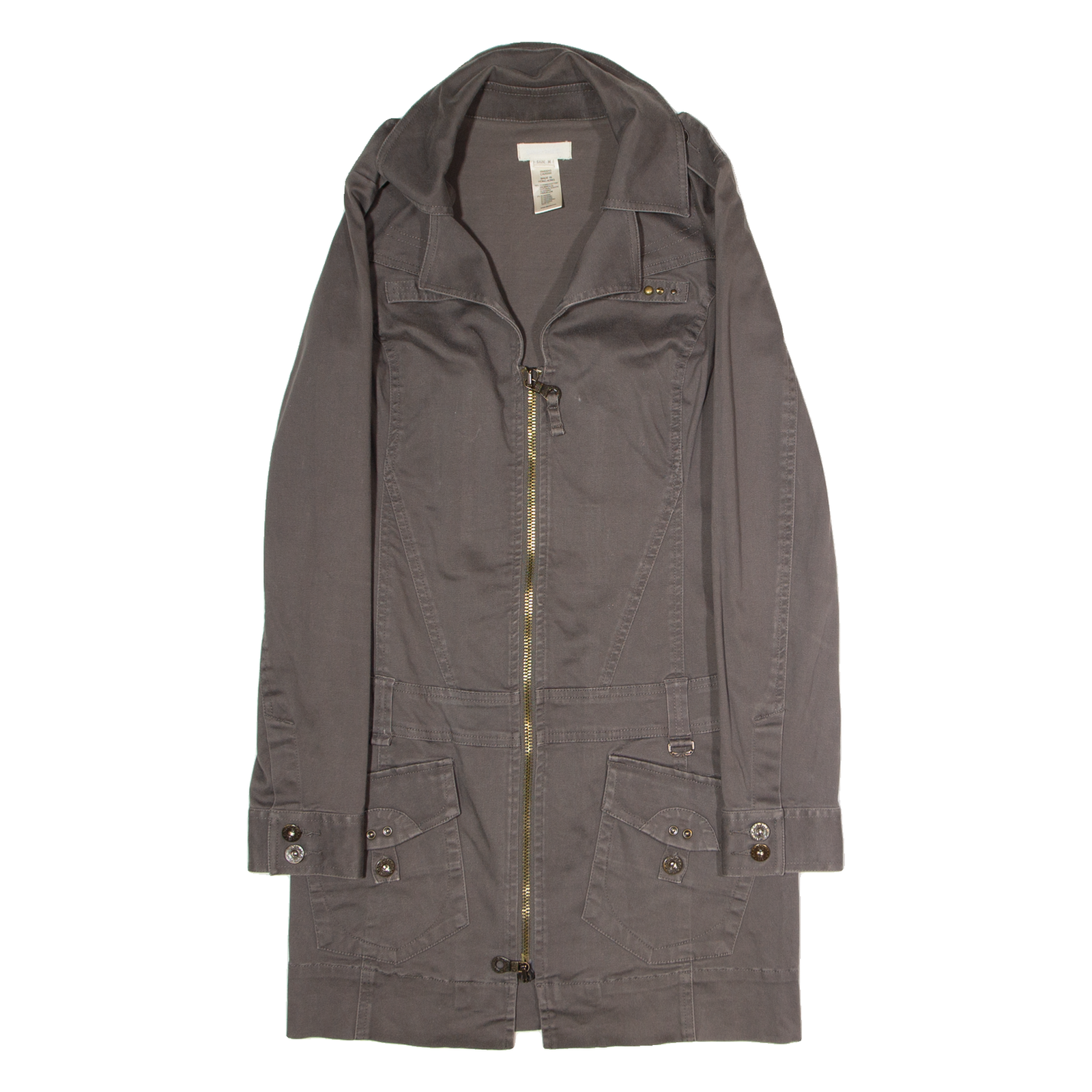 DIESEL Womens Coat Grey M Refurbished - N/A refurbished available on Cerqular