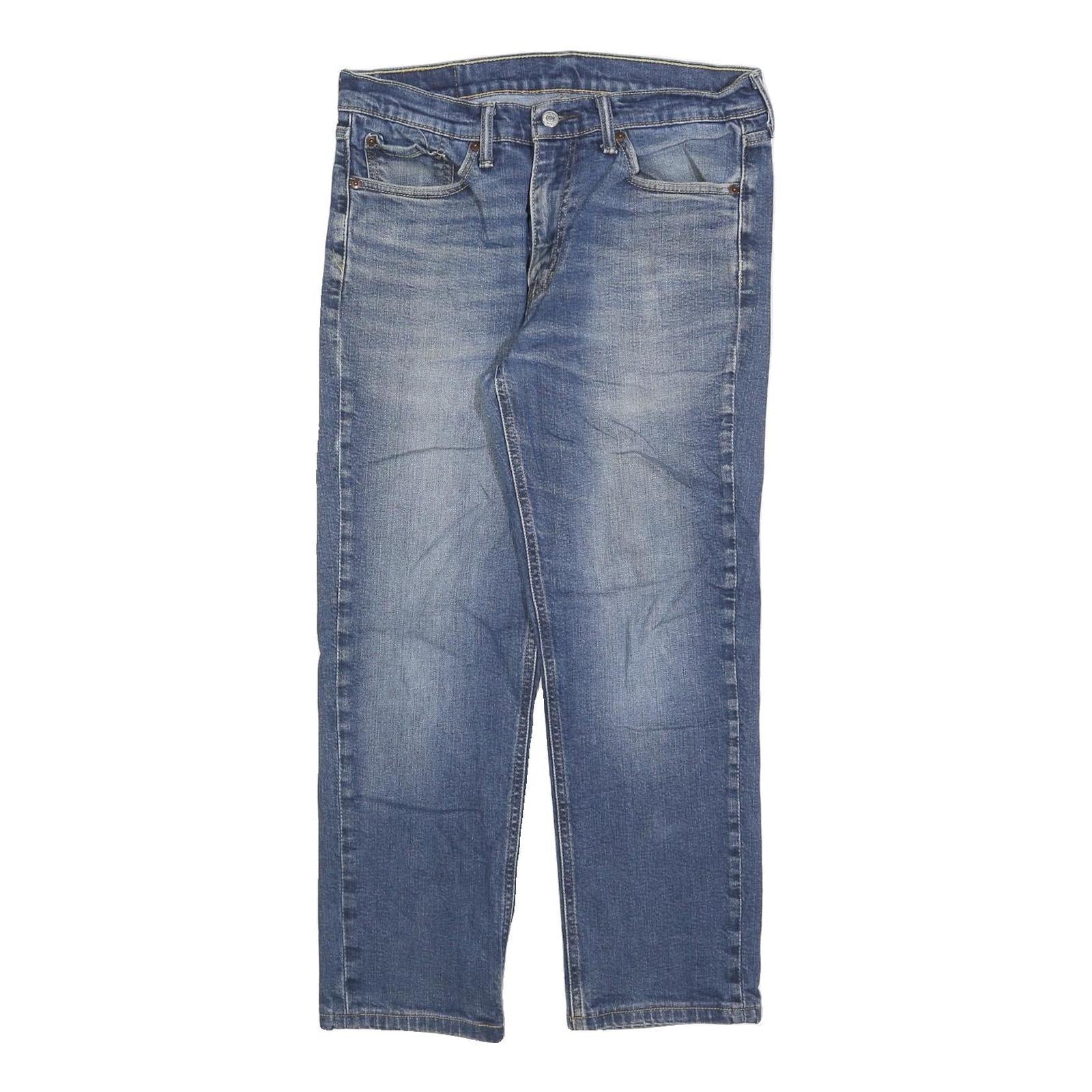 LEVI'S 541 Mens Blue Regular Straight Denim Medium W32 L26 Zip Cotton Blend Refurbished - N/A refurbished available on Cerqular