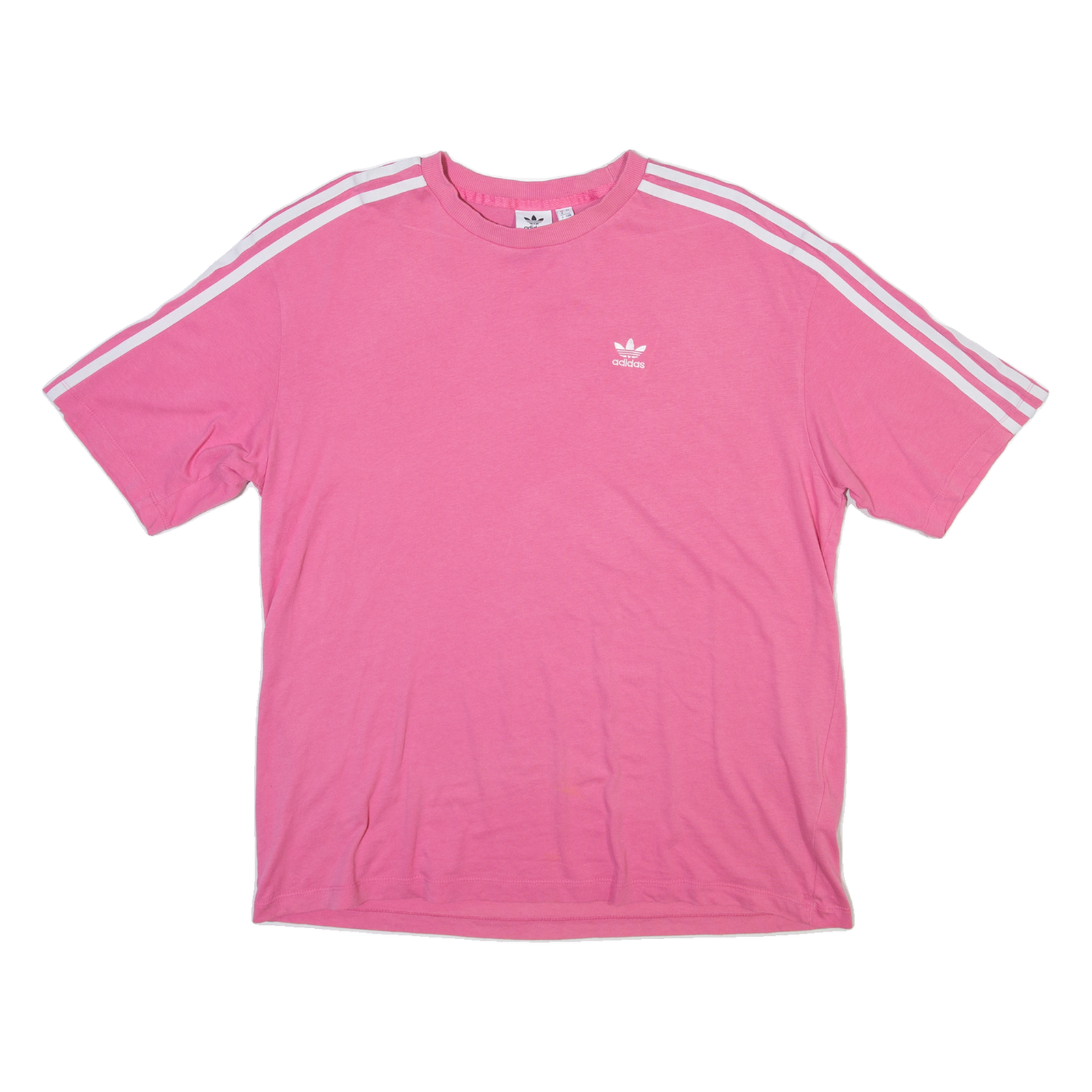 ADIDAS ORIGINALS Womens T-Shirt Pink UK 8 Refurbished - N/A refurbished available on Cerqular