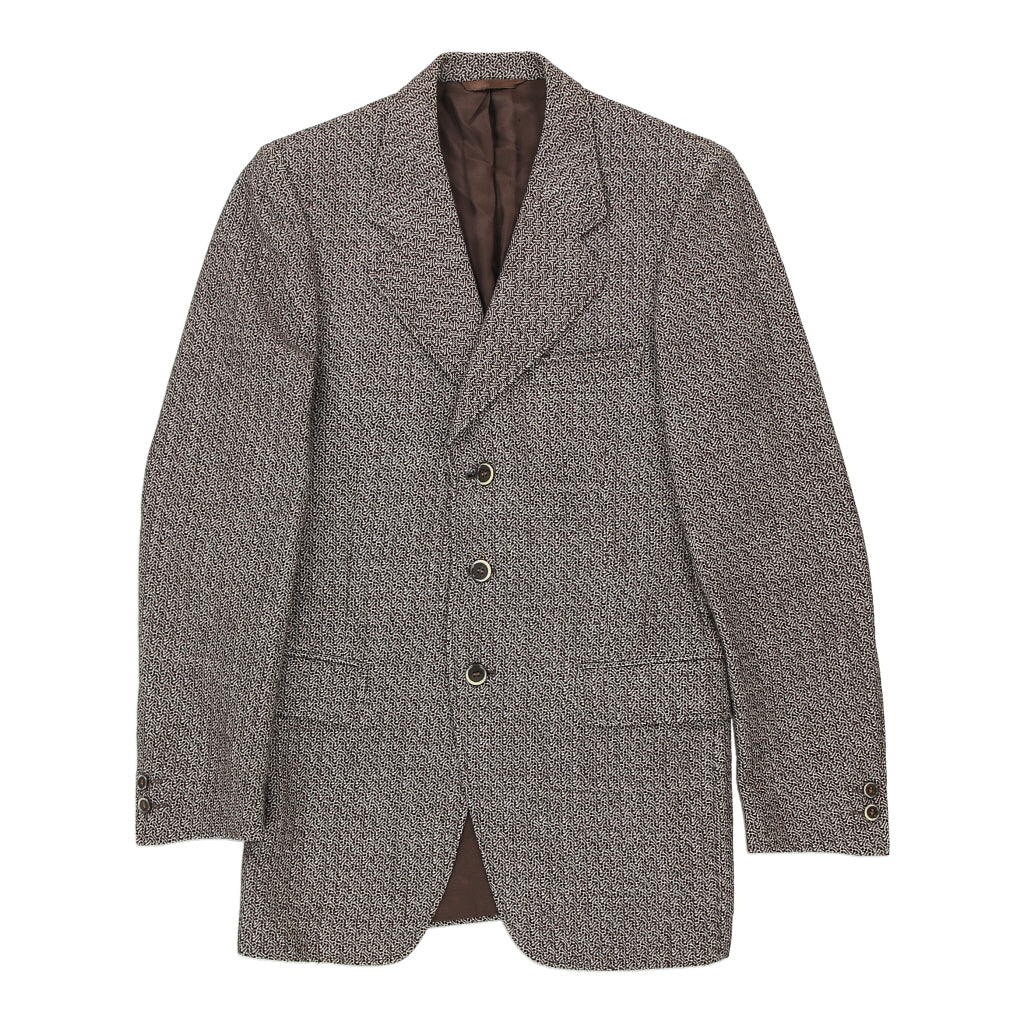 La Moda Dei Giovanni Blazer - XS Brown Wool Blend Refurbished - Thrifted (note: this is a term often used to describe second- refurbished available on Cerqular