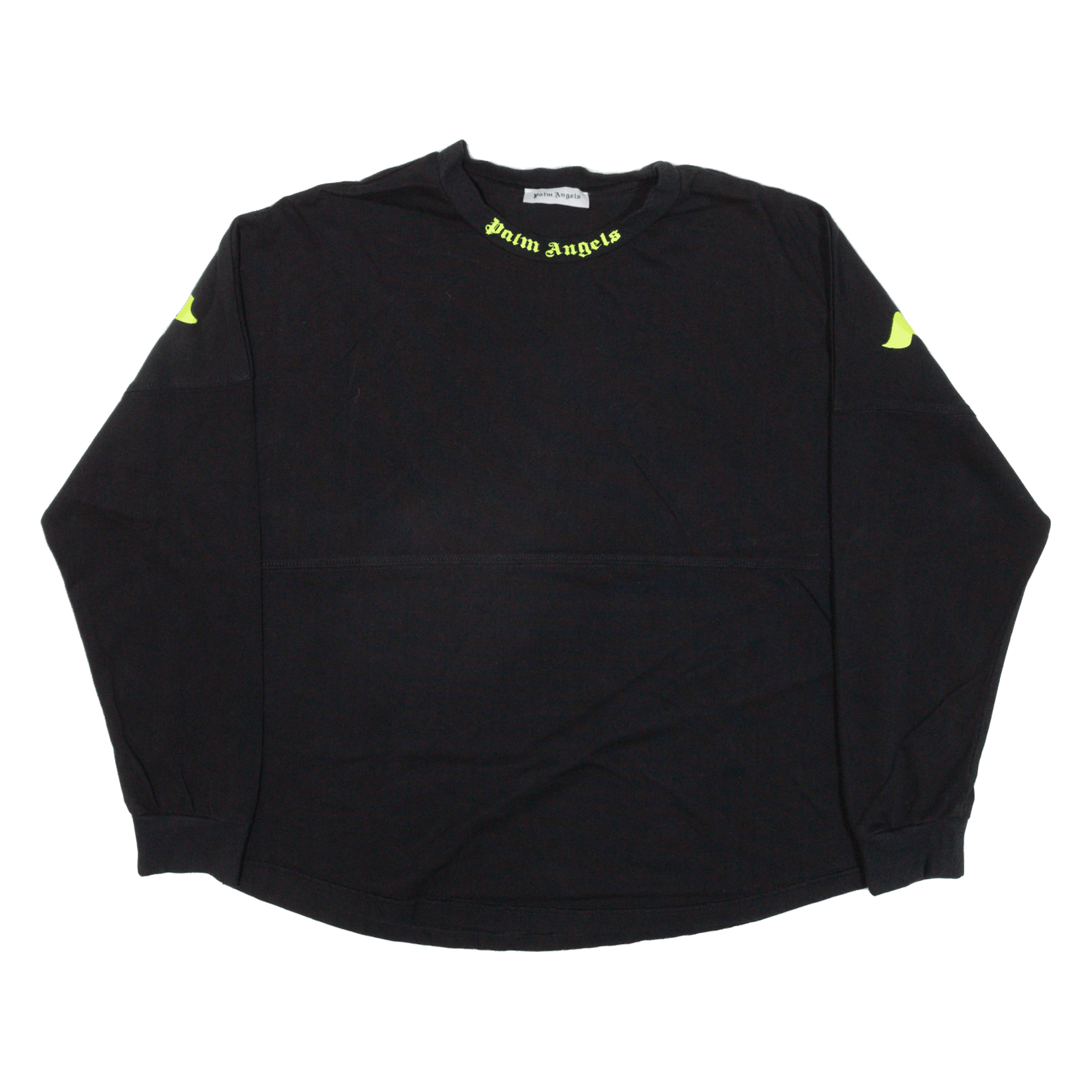 PALM ANGELS Womens T-Shirt Black Long Sleeve S Refurbished - N/A refurbished available on Cerqular