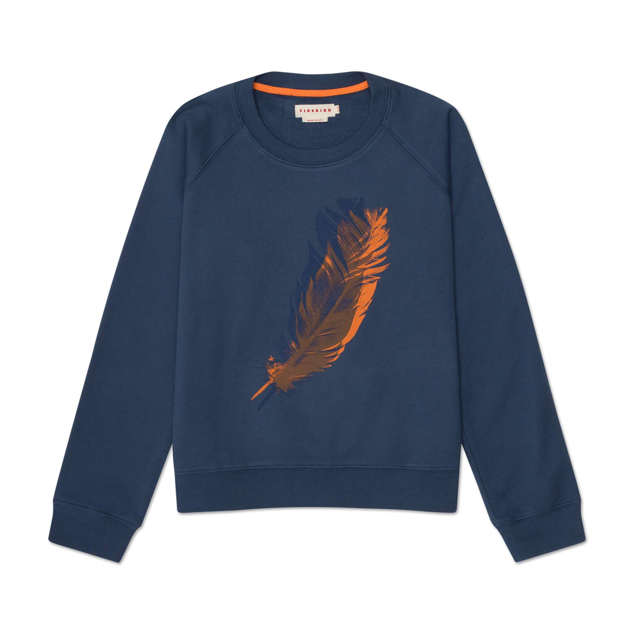 Buy Feather Graphic Fleece Sweatshirt | Size: 5T Refurbished - $60.00 Feather Graphic Fleece Sweatshirt | Size: 5T Refurbished - Firebird Kids refurbished available on Cerqular