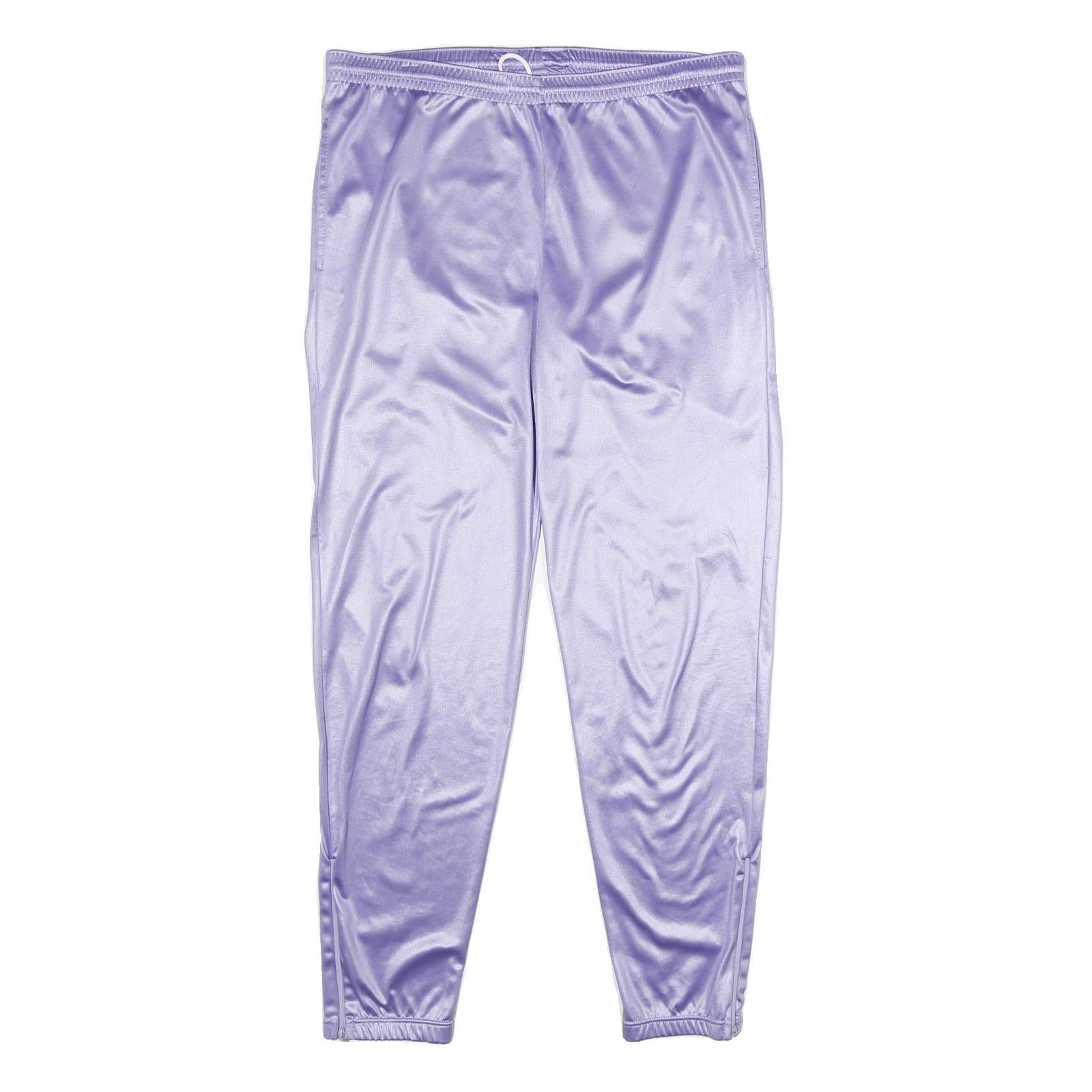 Womens Purple Joggers Slim Fit Tapered Leg M W34 L32 Drawstring Waist Pockets Refurbished - N/A refurbished available on Cerqular