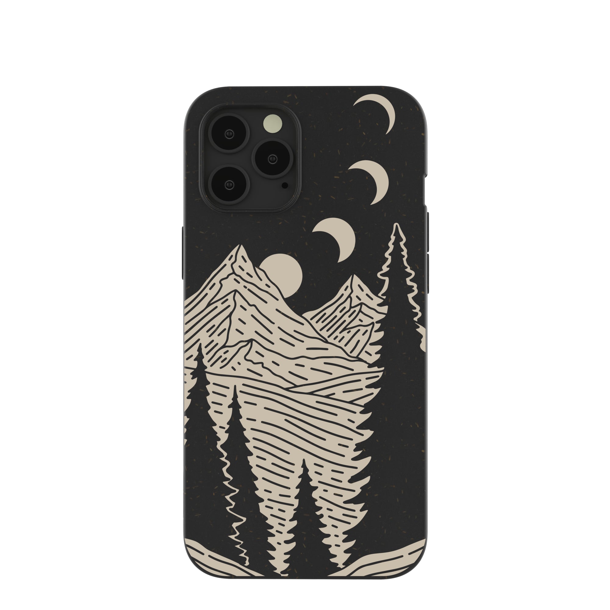 Black Moonlight Peaks iPhone 12 Pro Max Case Refurbished - Pela Case refurbished available on Cerqular
