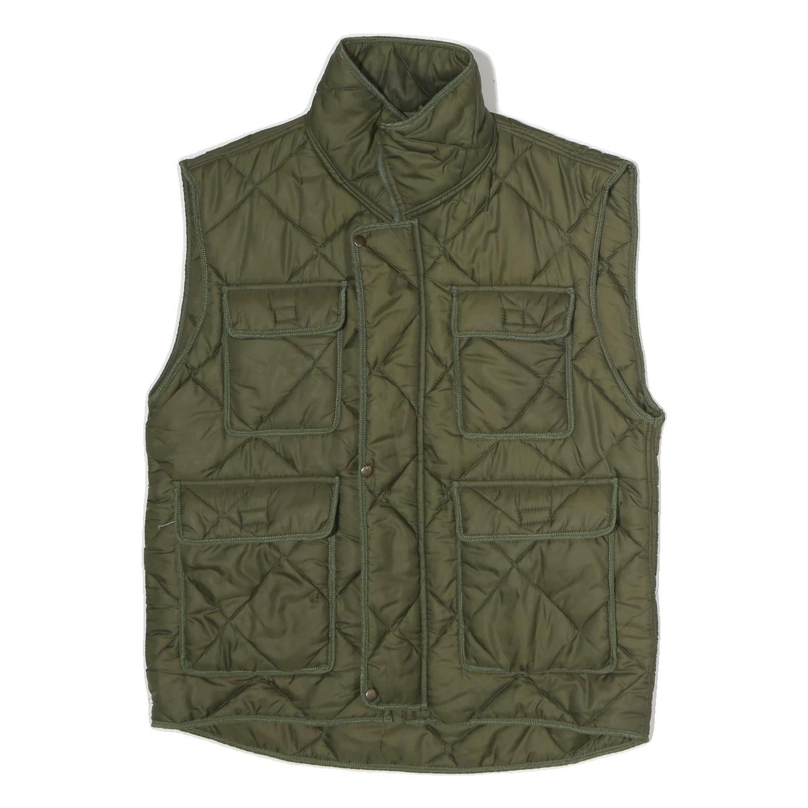 Buy DIEKS Mens Green Quilted Sleeveless Jacket M Polyester Zip Pockets Refurbished - $37.69 DIEKS Mens Green Quilted Sleeveless Jacket M Polyester Zip Pockets Refurbished - N/A refurbished available on Cerqular