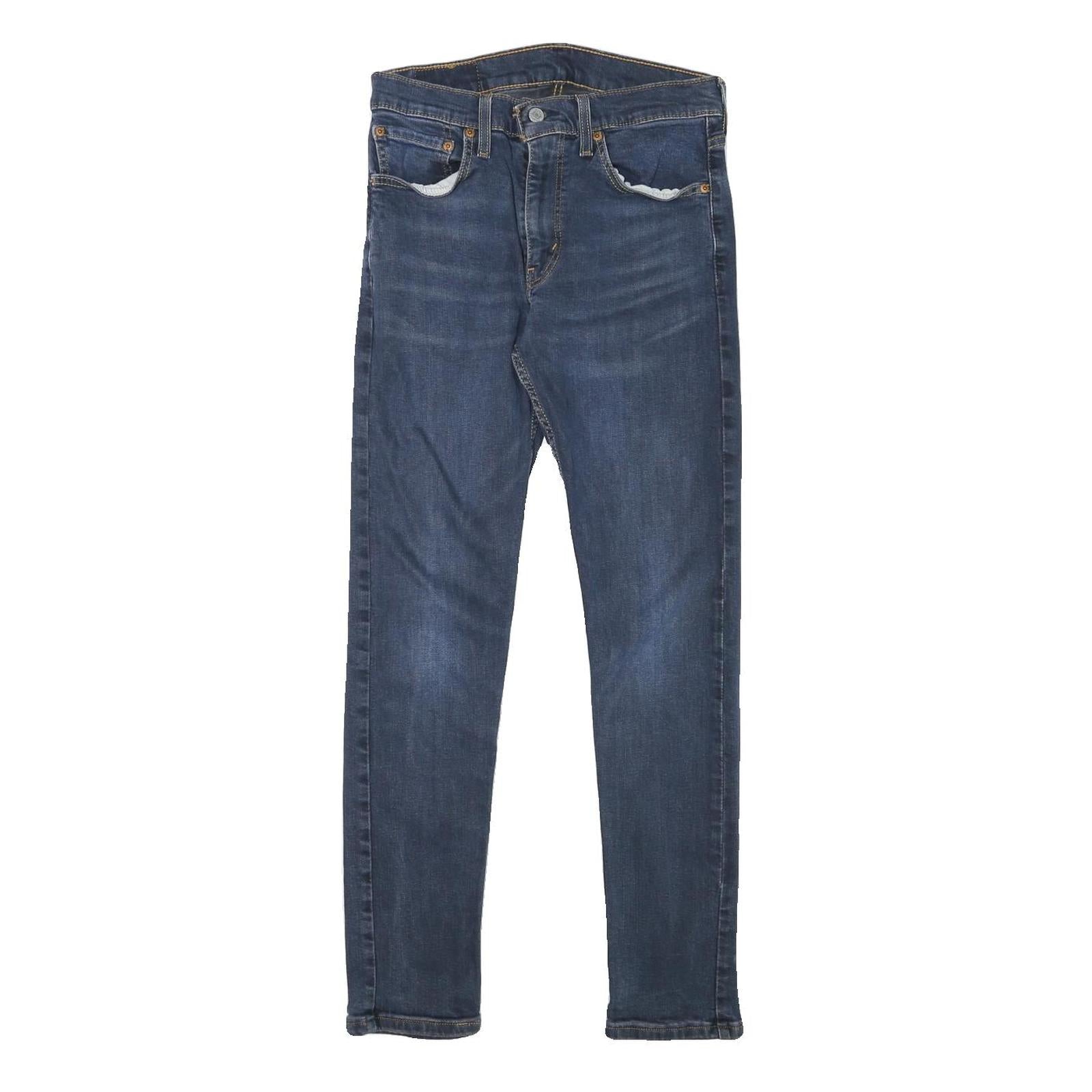 LEVI'S Mens Slim Blue Jeans Denim Medium W28 L29 Zip Casual Stylish Refurbished - N/A refurbished available on Cerqular
