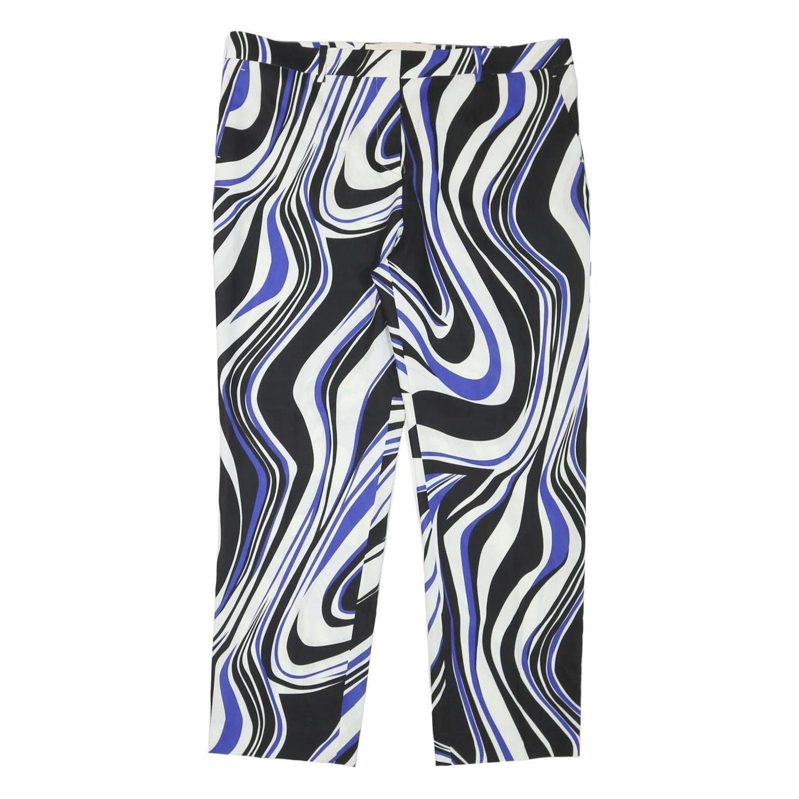 UEL CAMILO Womens Polyester Blend Black & White & Blue Regular Fit Straight Refurbished - N/A refurbished available on Cerqular
