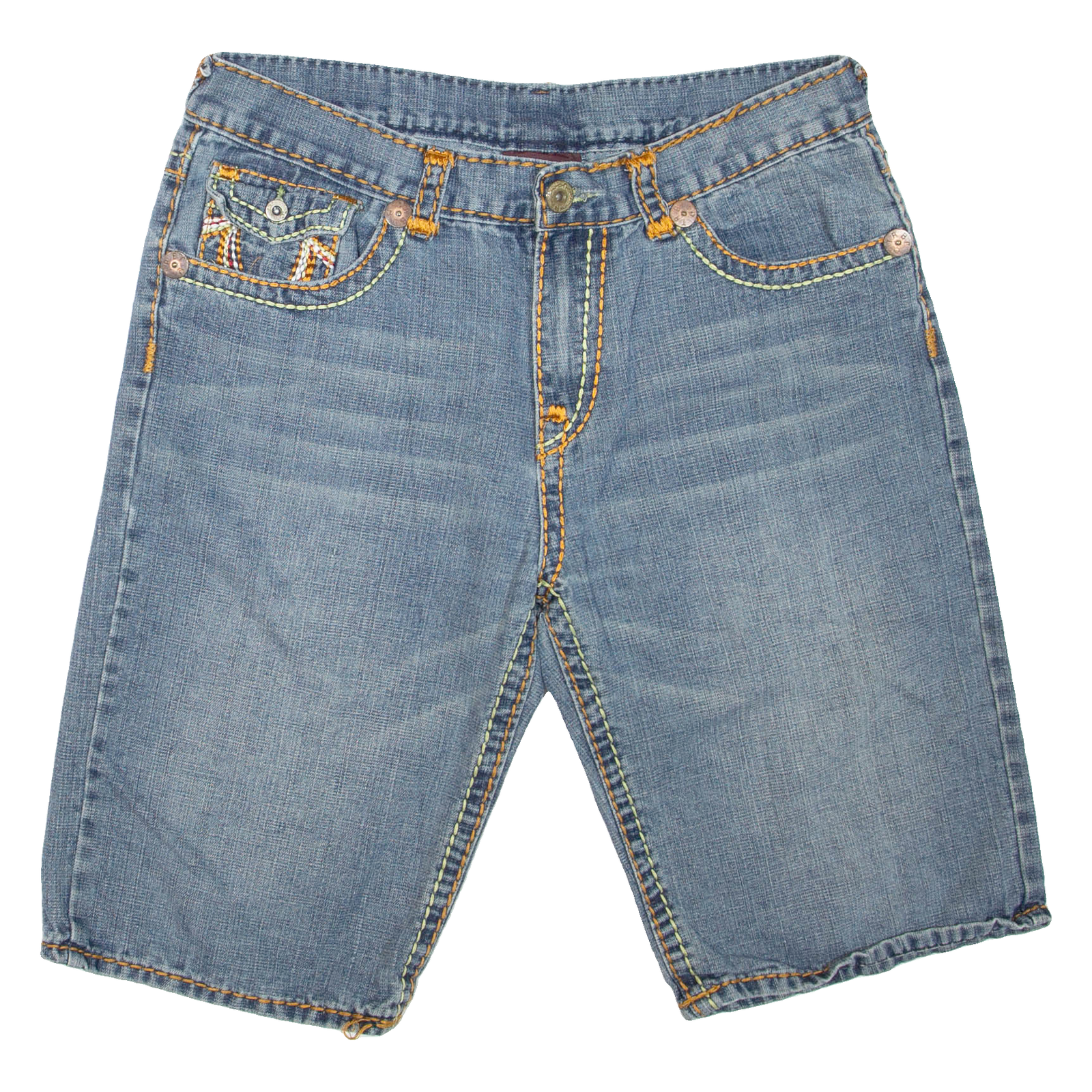 Womens Jorts Shorts Blue L W34 Refurbished - N/A refurbished available on Cerqular