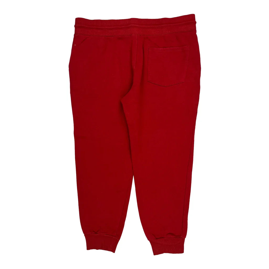 True Religion Joggers - XL Red Cotton Refurbished - Thrifted (note: this is a term often used to describe second- refurbished available on Cerqular
