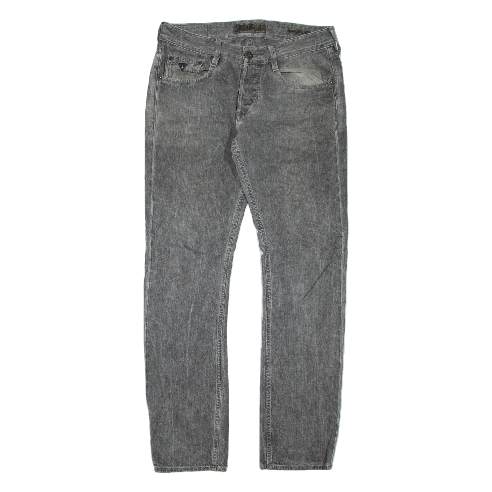 GUESS Womens Jeans Grey Slim Tapered 90s W31 L33 Refurbished - N/A refurbished available on Cerqular