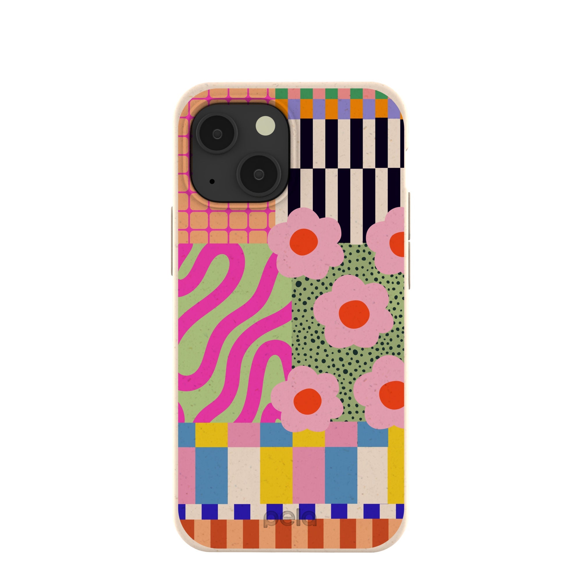 Seashell Abstract Cake iPhone 13 Mini Case Refurbished - Pela Case refurbished available on Cerqular