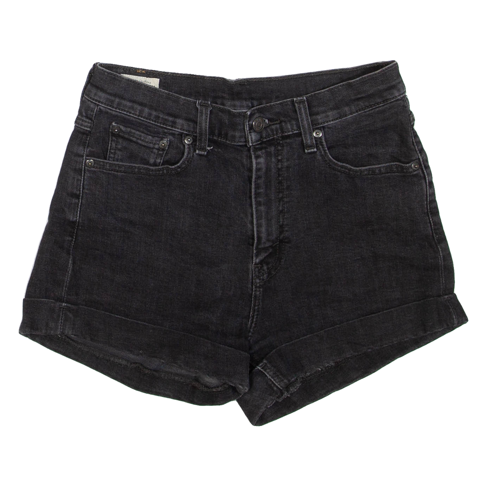 LEVI'S Womens Denim Shorts Grey S W28 Refurbished - N/A refurbished available on Cerqular