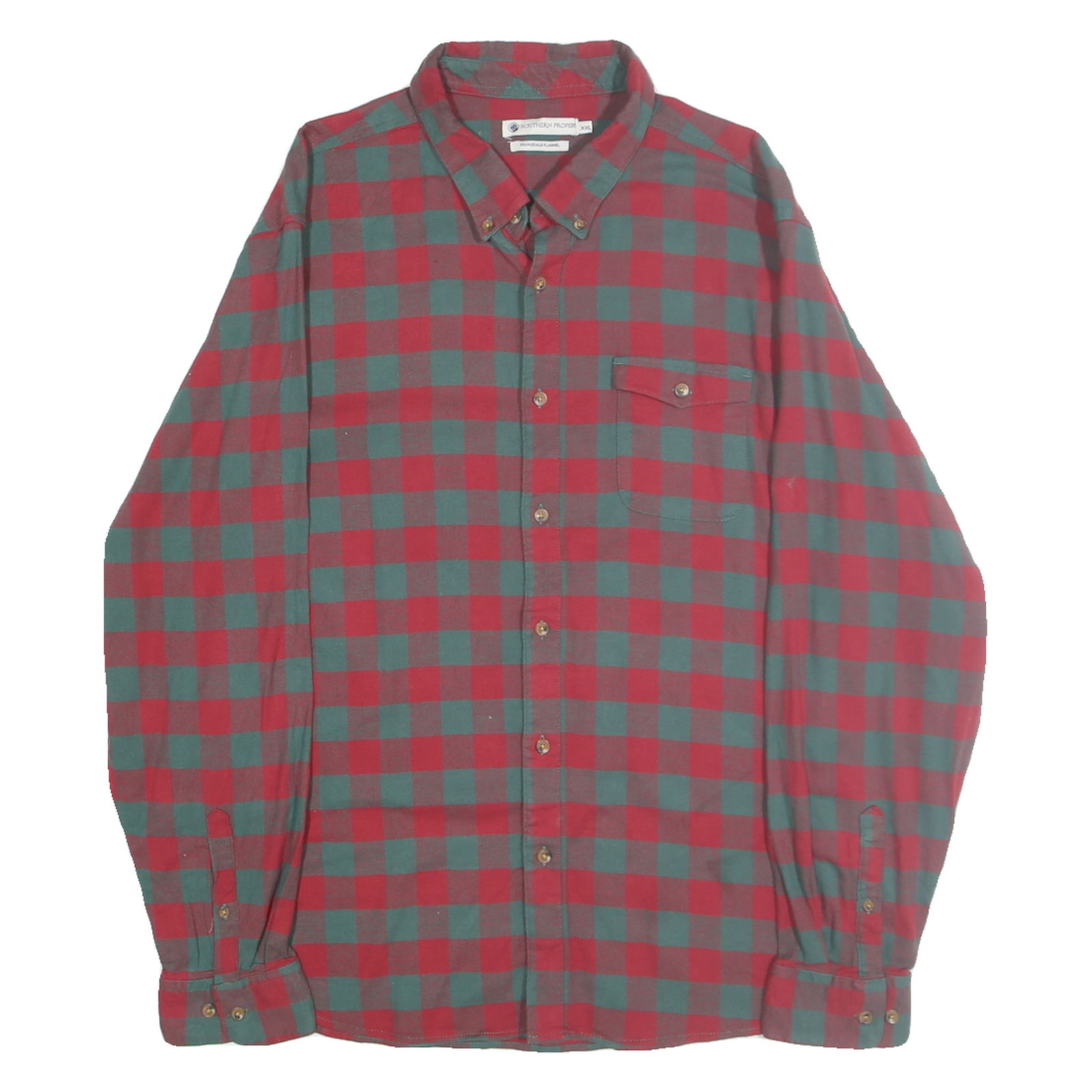 Buy SOUTHERN PROPER Mens Red & Green Check Shirt 2XL Button-Down Collar Casual Refurbished - $19.49 SOUTHERN PROPER Mens Red & Green Check Shirt 2XL Button-Down Collar Casual Refurbished - N/A refurbished available on Cerqular