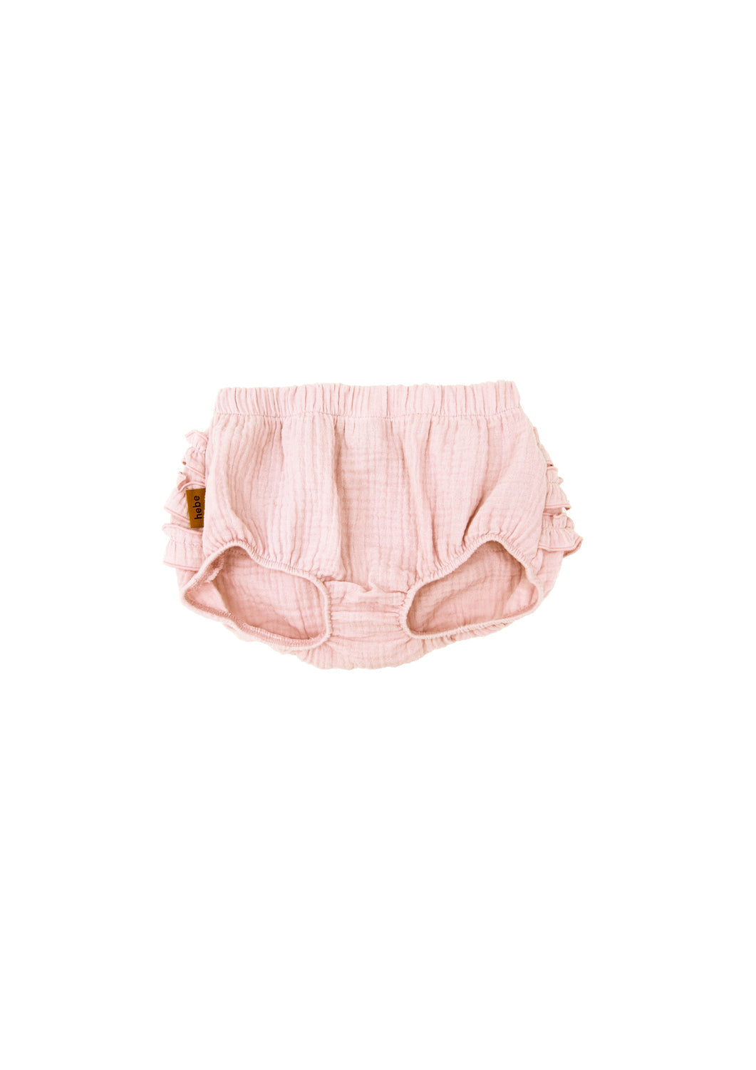 Bloomers with ruffle - light pink | Size: 50/56cm (0-2m) Refurbished - N/A (Note: This brand may not be well-known globally refurbished available on Cerqular