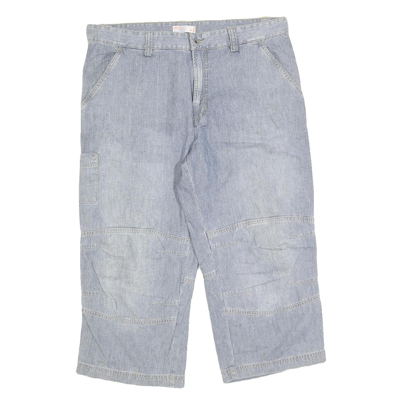 MAC Mens Shorts Blue Casual L W36 Cotton Blend Comfortable Fit Refurbished - N/A refurbished available on Cerqular