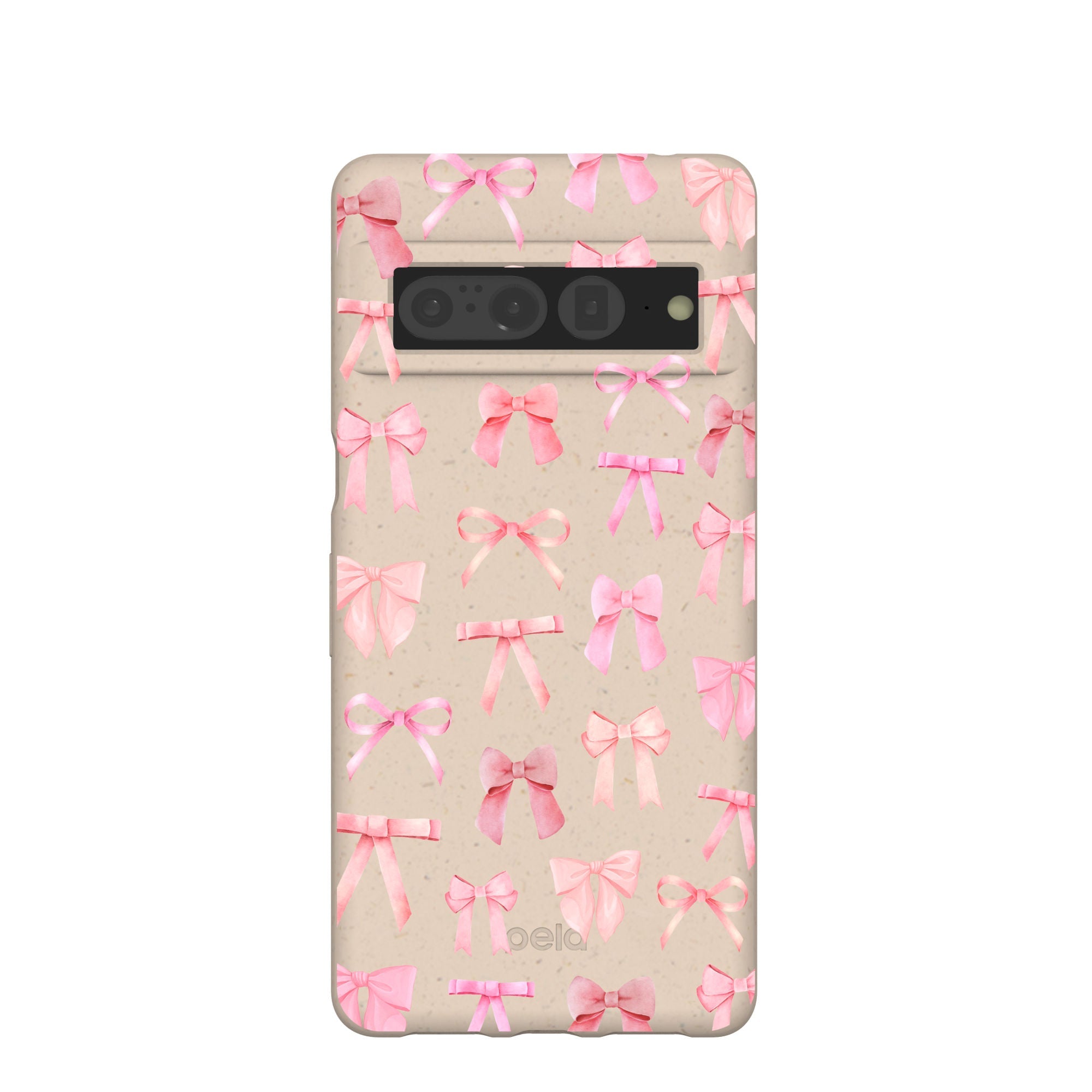 Seashell Rosy Bows Google Pixel 7 Pro Case Refurbished - Pela Case refurbished available on Cerqular